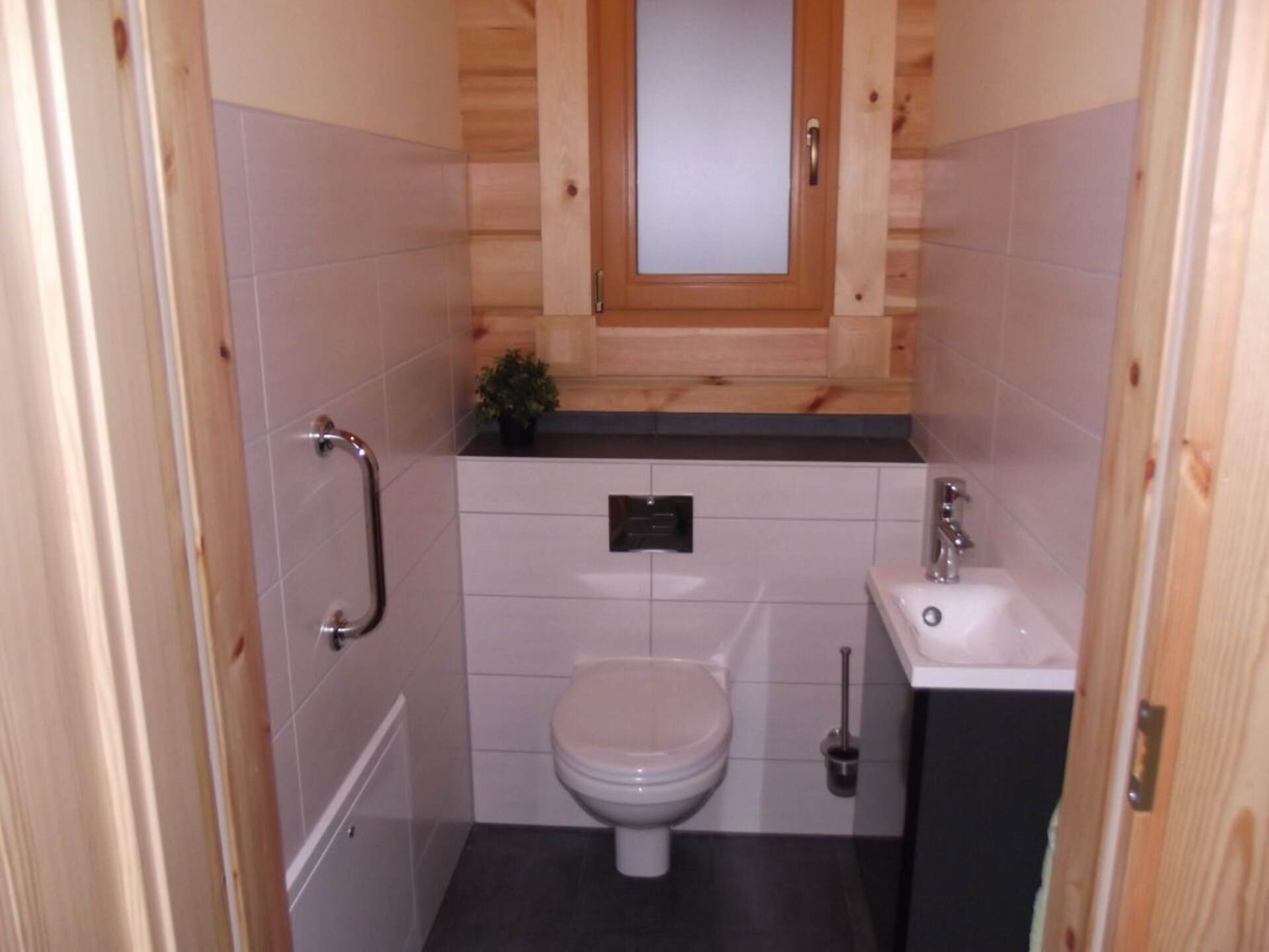 Rolstoelvriendelijke blokhut met sauna & open haard in Friedrichsbrunn - foto 25