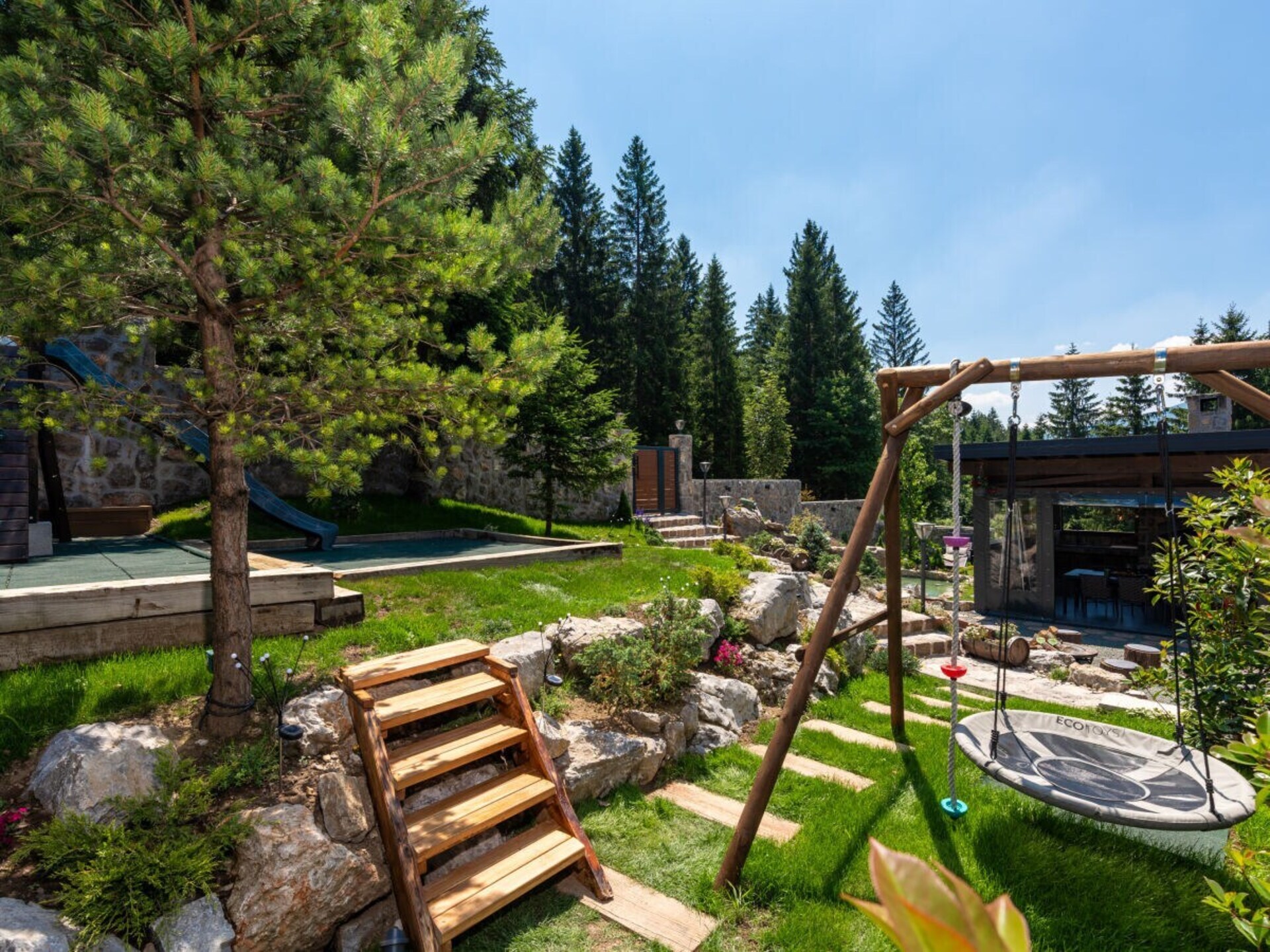 Luxe A-frame chalet in Ravna Gora met grote tuin, nabij skigebied - foto 10