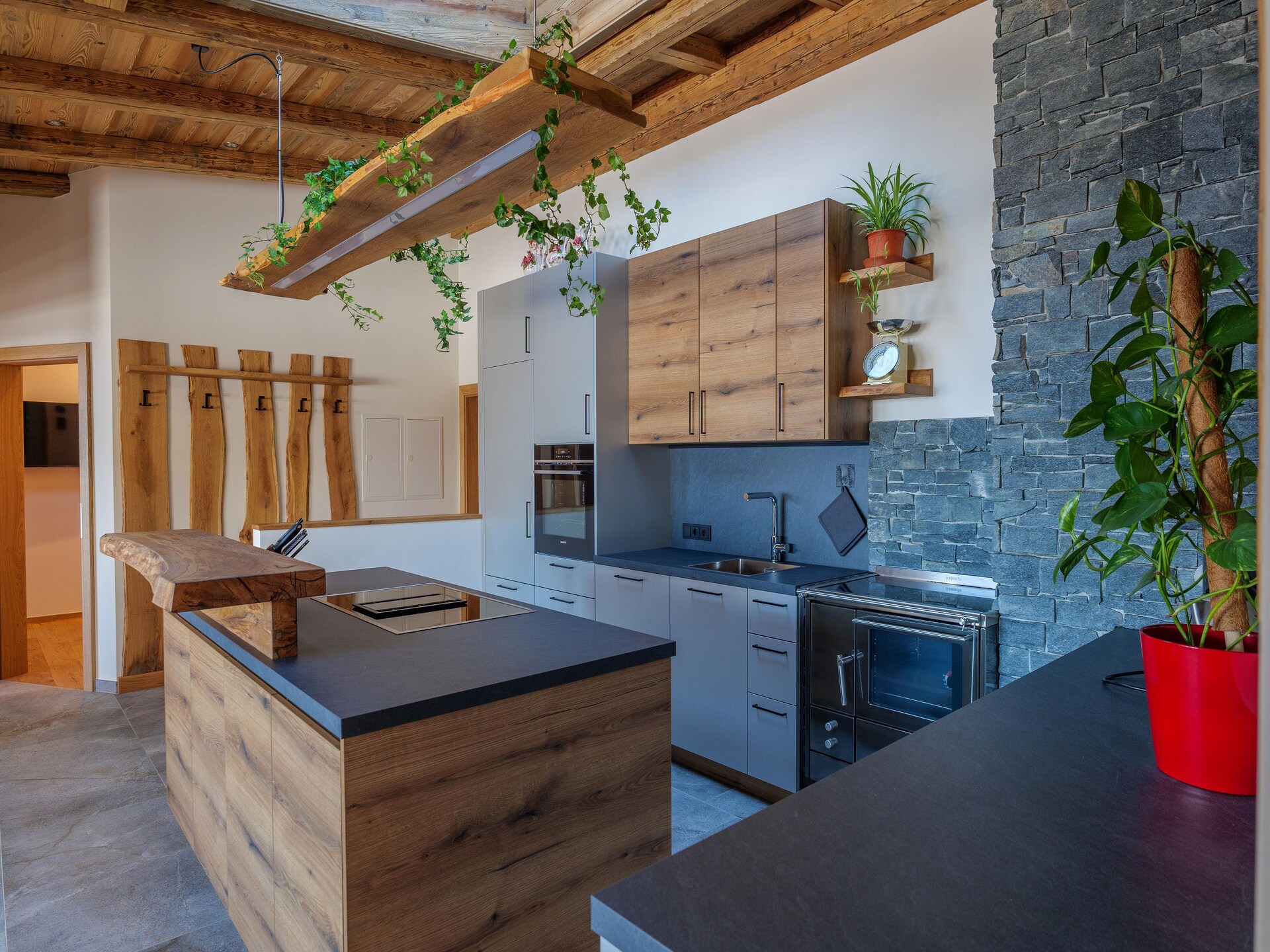 Authentiek houten appartement met panoramisch bergzicht in Mittersill - foto 13