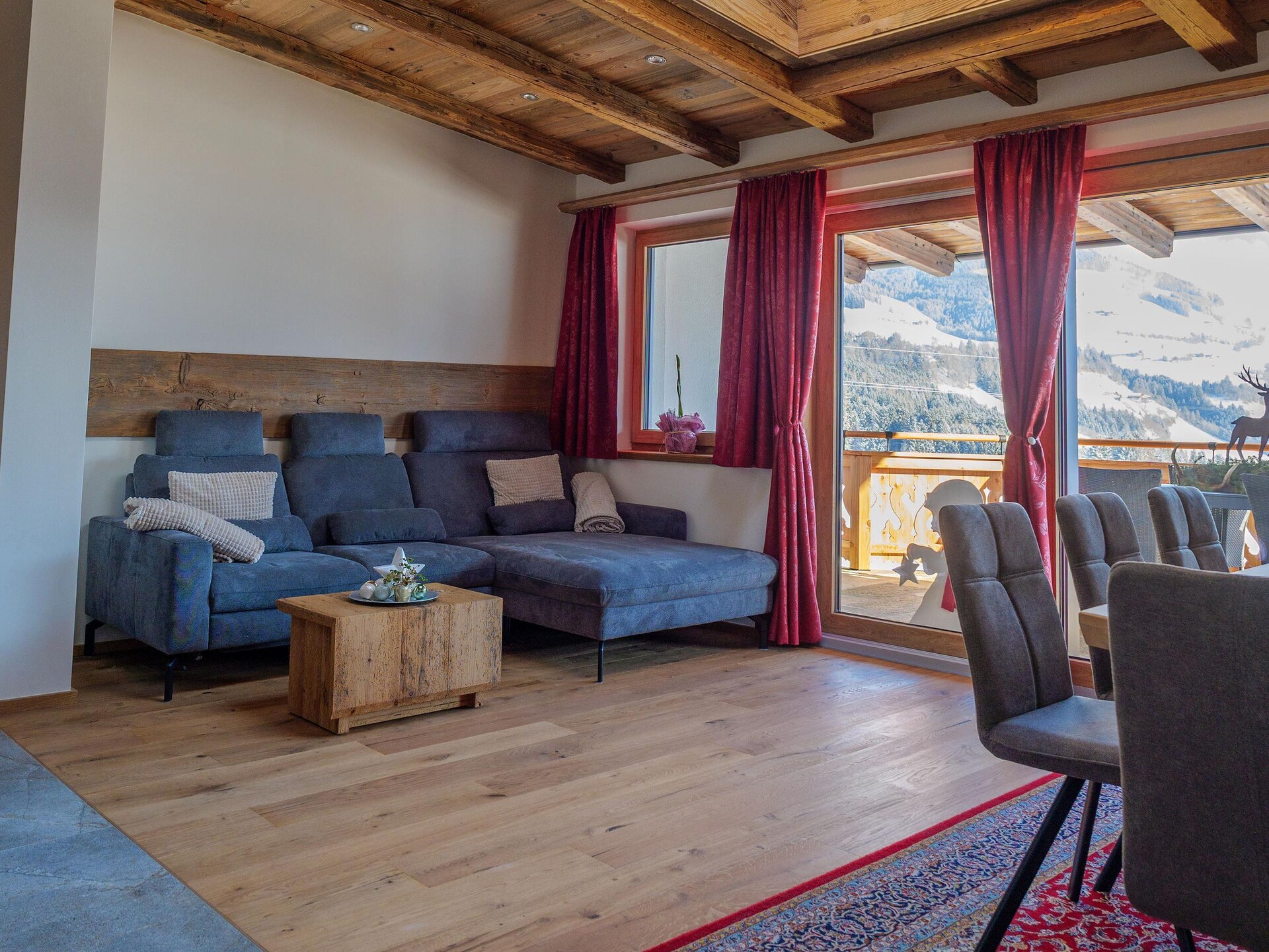 Authentiek houten appartement met panoramisch bergzicht in Mittersill - foto 2