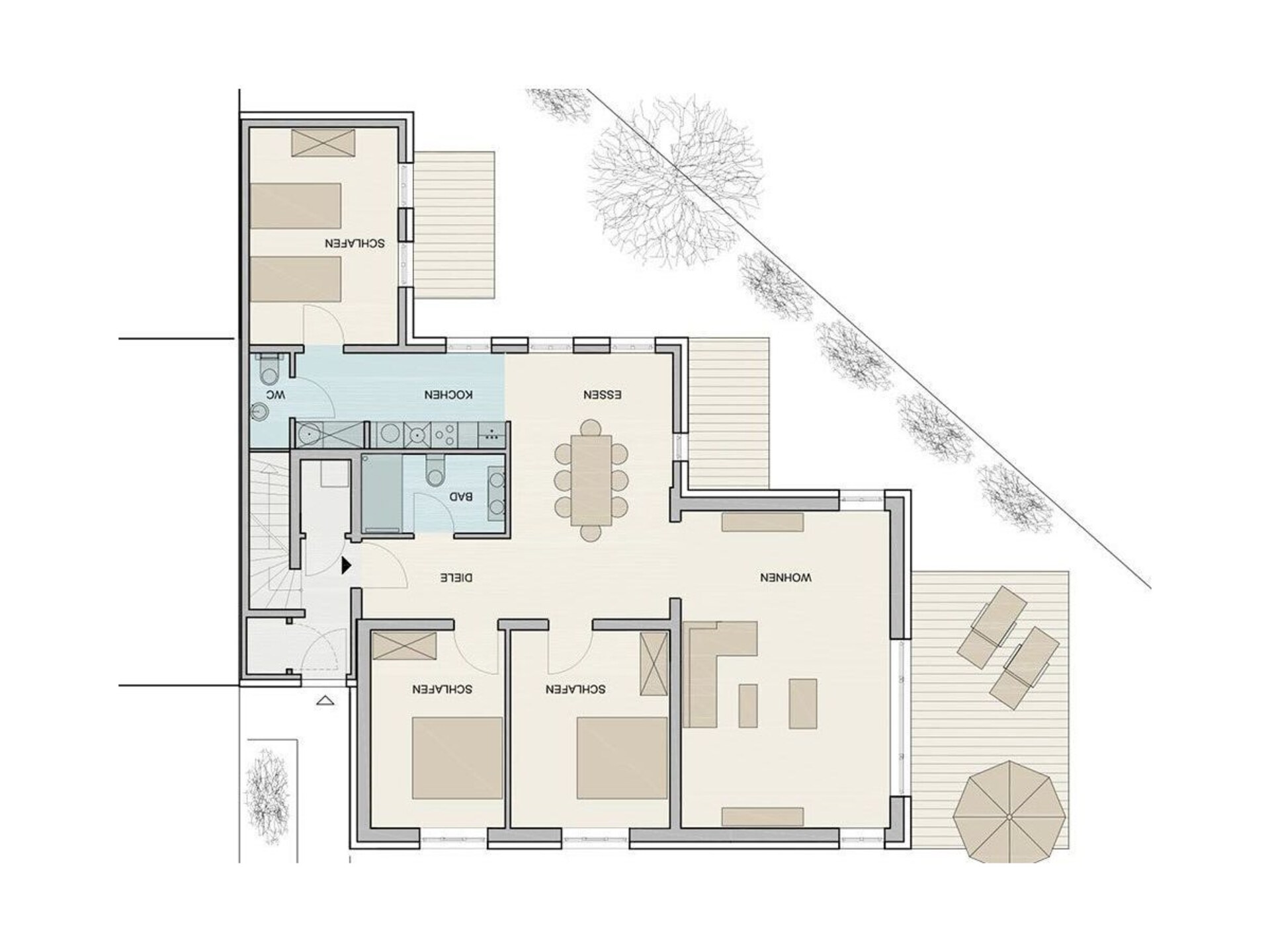 Modern vakantiehuis voor 6 personen met tuin, 500m van centrum Heiligenhafen - foto 22