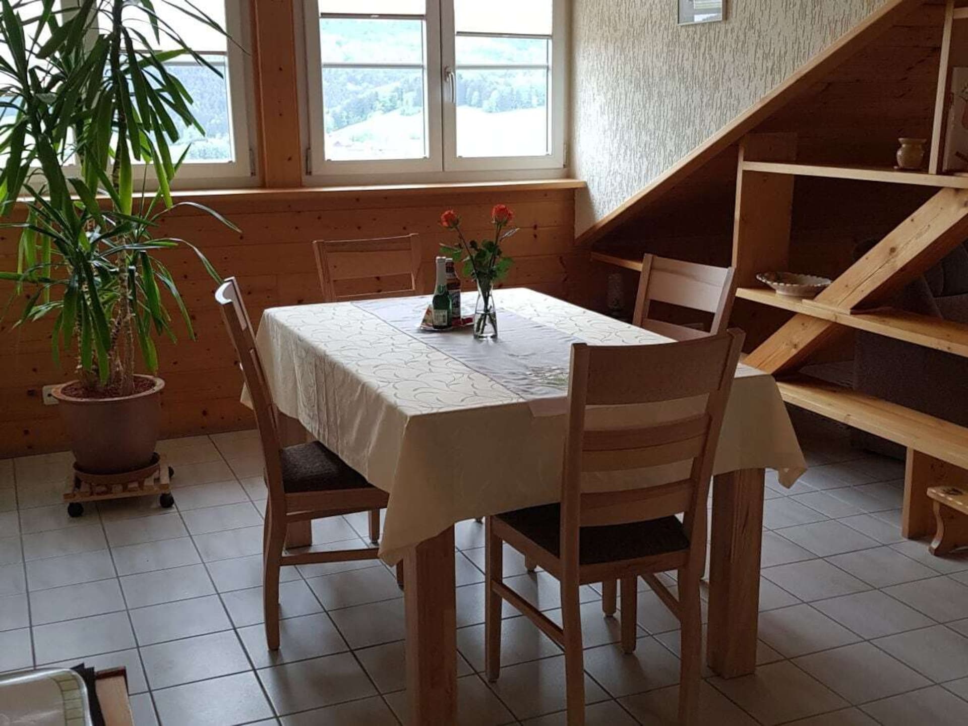 Rustiek appartement met balkon en panoramisch uitzicht in Schönberg - foto 13