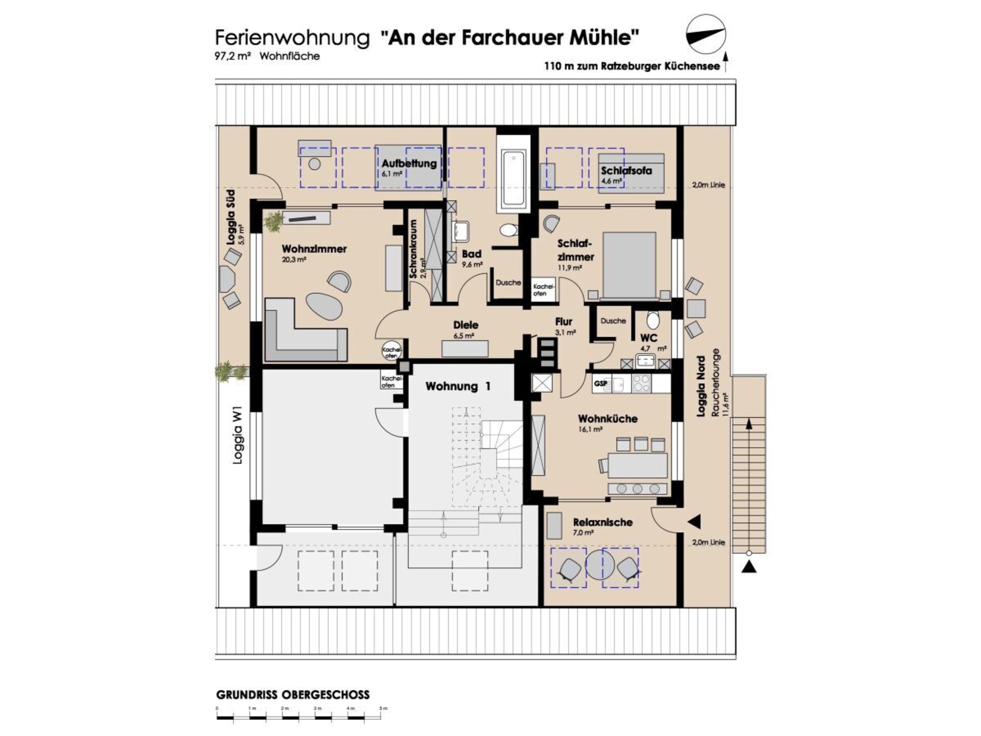 Romantisch vakantiehuis met tuin en tegelkachel in Farchau - foto 27