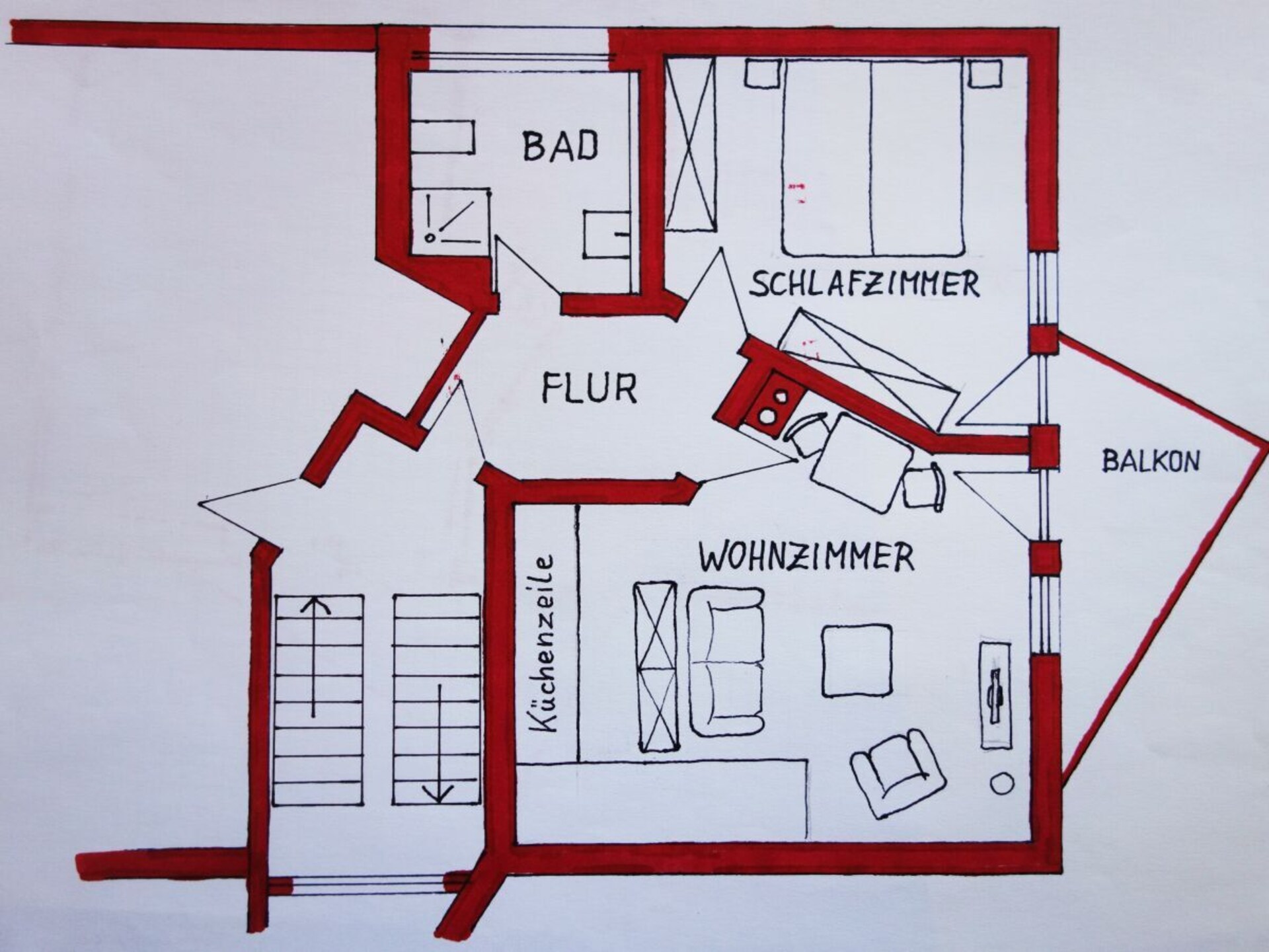 Knus zolderappartement met balkon nabij de Bodensee - foto 19