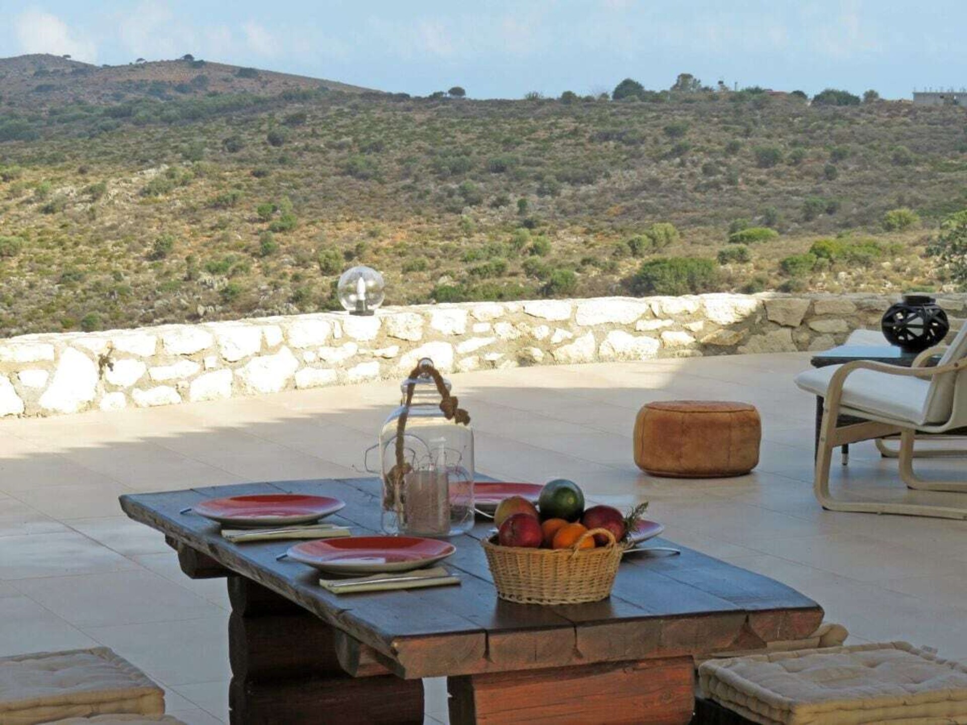 Uniek zeshoekig vakantiehuis met panoramisch zeezicht bij Kato Gouves - foto 7