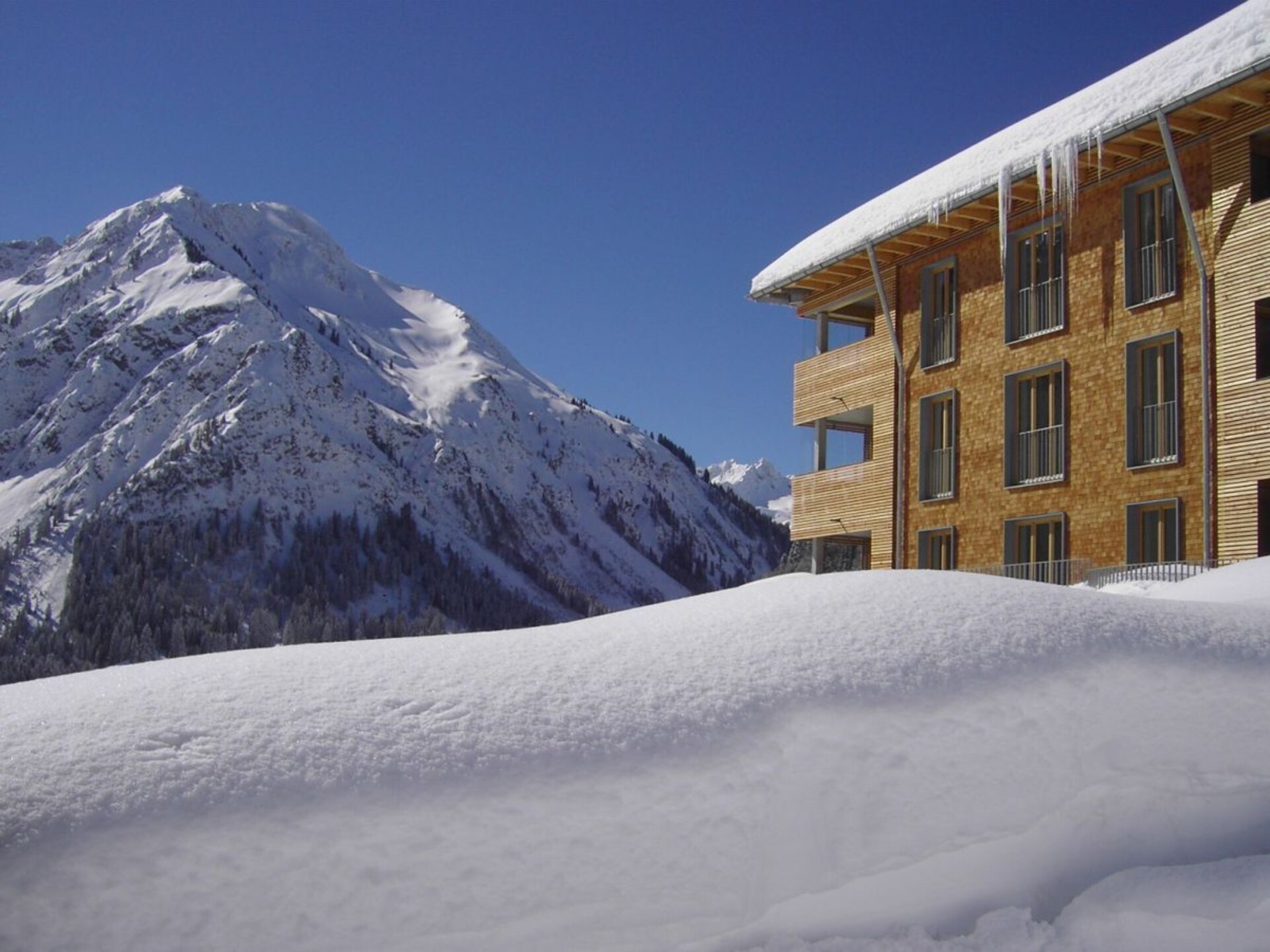 Aan de piste: Sfeervol vakantiehuis in het centrum van Mittelberg - foto 2