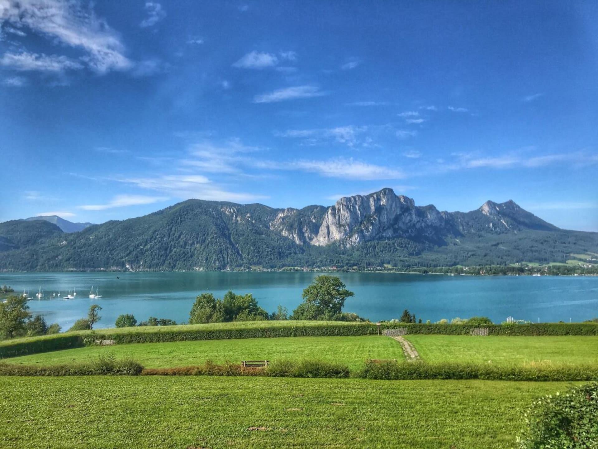Panoramisch appartement bij de Mondsee met 7-meter raam en dakterras - foto 24
