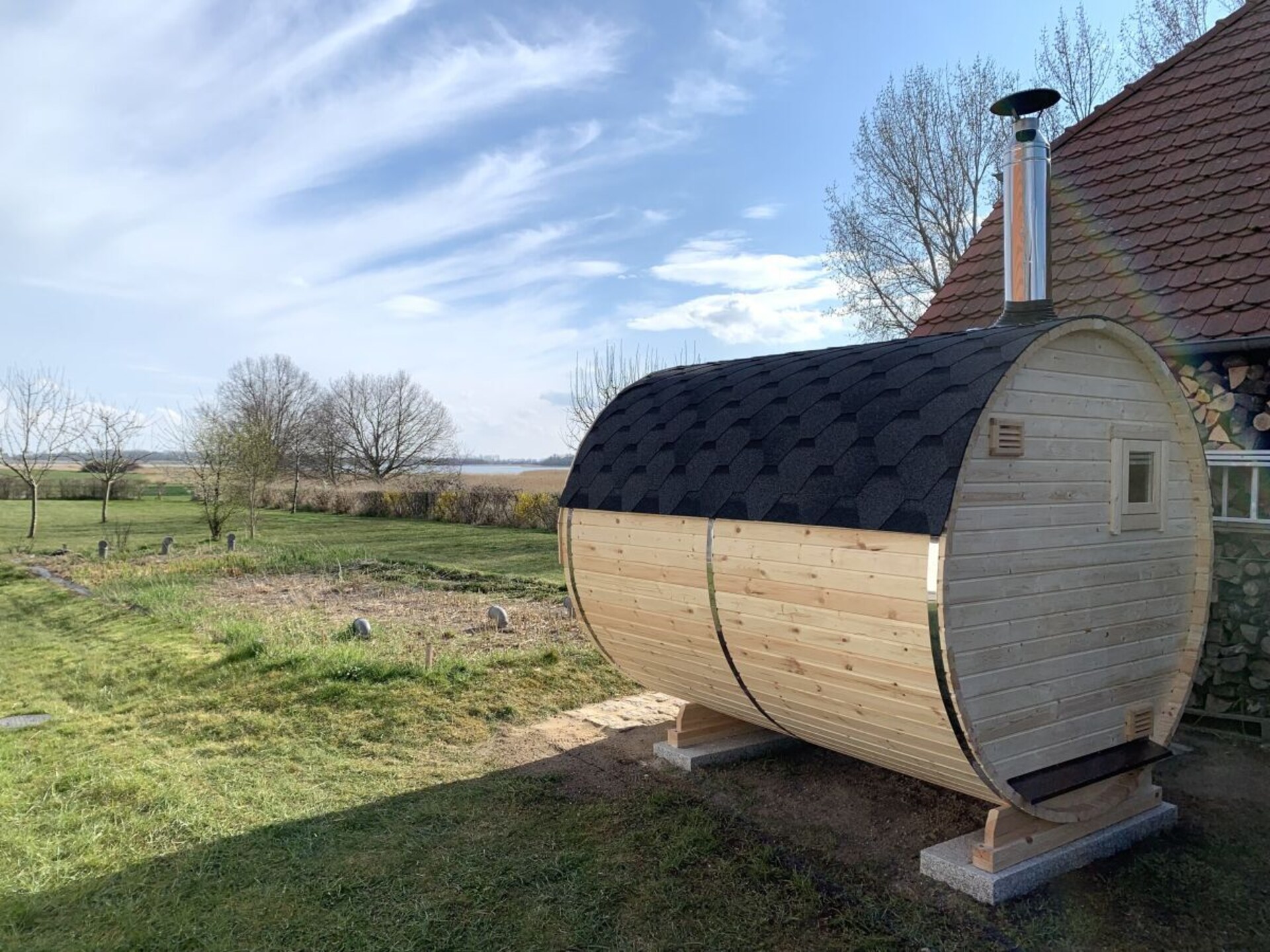 Duurzaam vakantiehuis met sauna en vrij uitzicht over de Schoritzer Wiek - foto 5