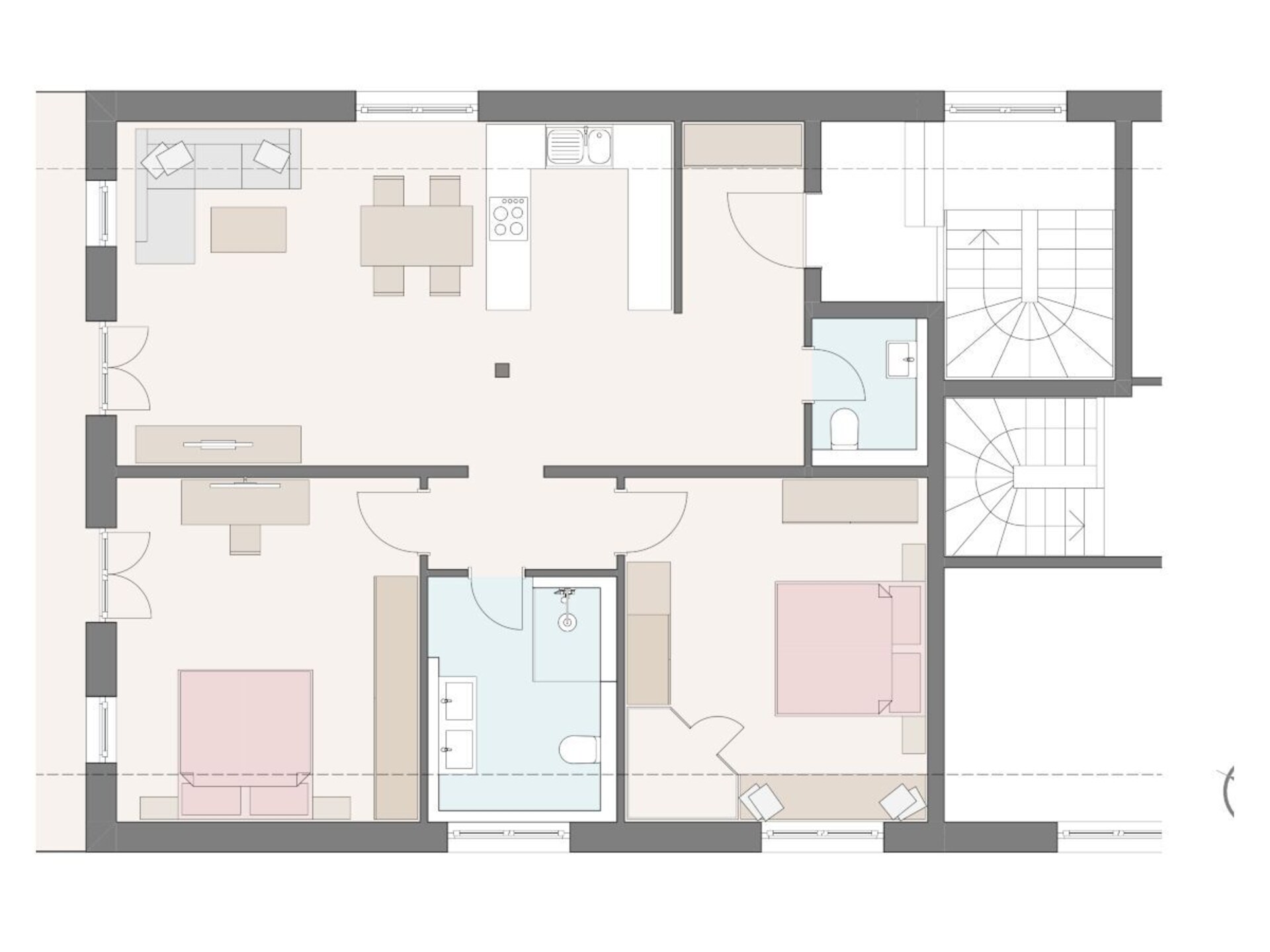 Stadlsuite Bad Wiessee: Luxe appartement met sauna & uitzicht op Tegernsee - foto 41