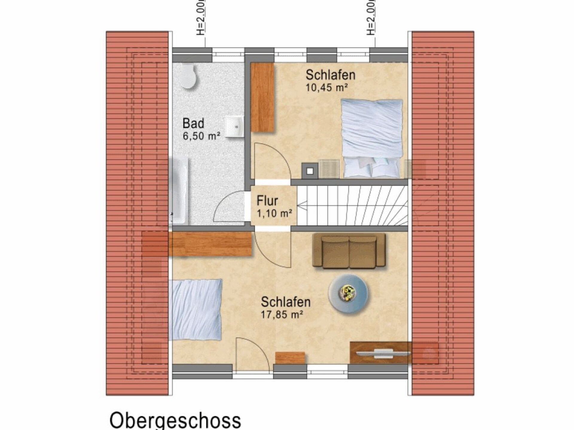 Huis Müritzblick in Röbel: 6-persoons vakantiehuis met 2 badkamers bij de Müritz - foto 23