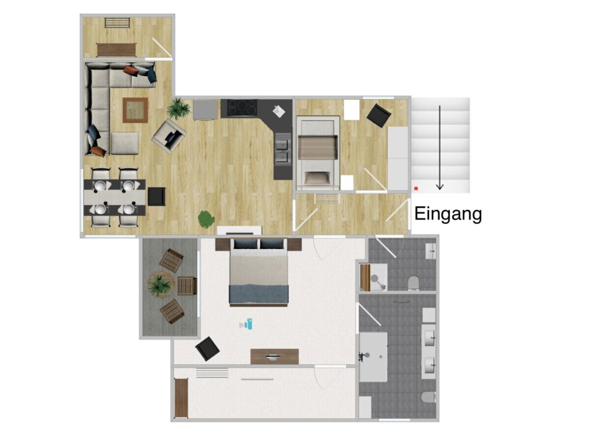 Licht appartement met 2 suites, balkon en 2 badkamers in Schmallenberg - foto 30