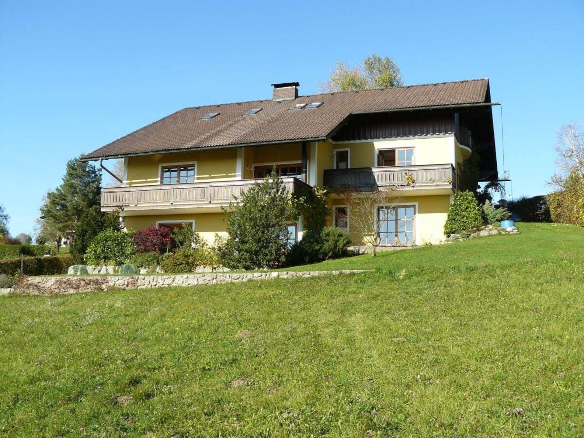 Ruim appartement met panoramisch Alpenzicht bij Eggelsberg - foto 1