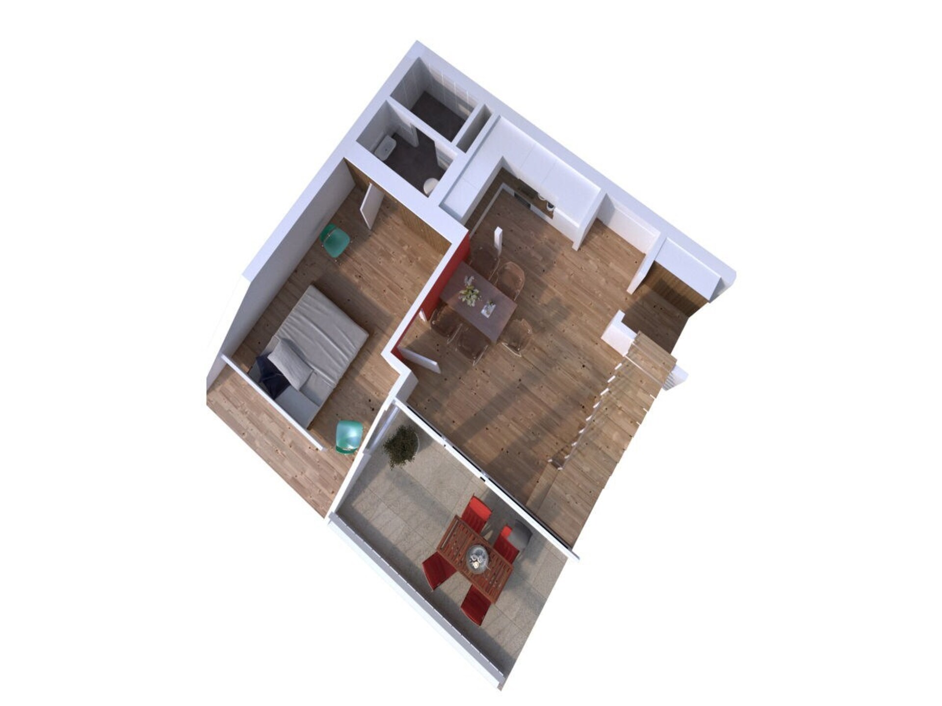Stijlvol duplex appartement met panoramisch dakterras en zeezicht in Cuxhaven - foto 25