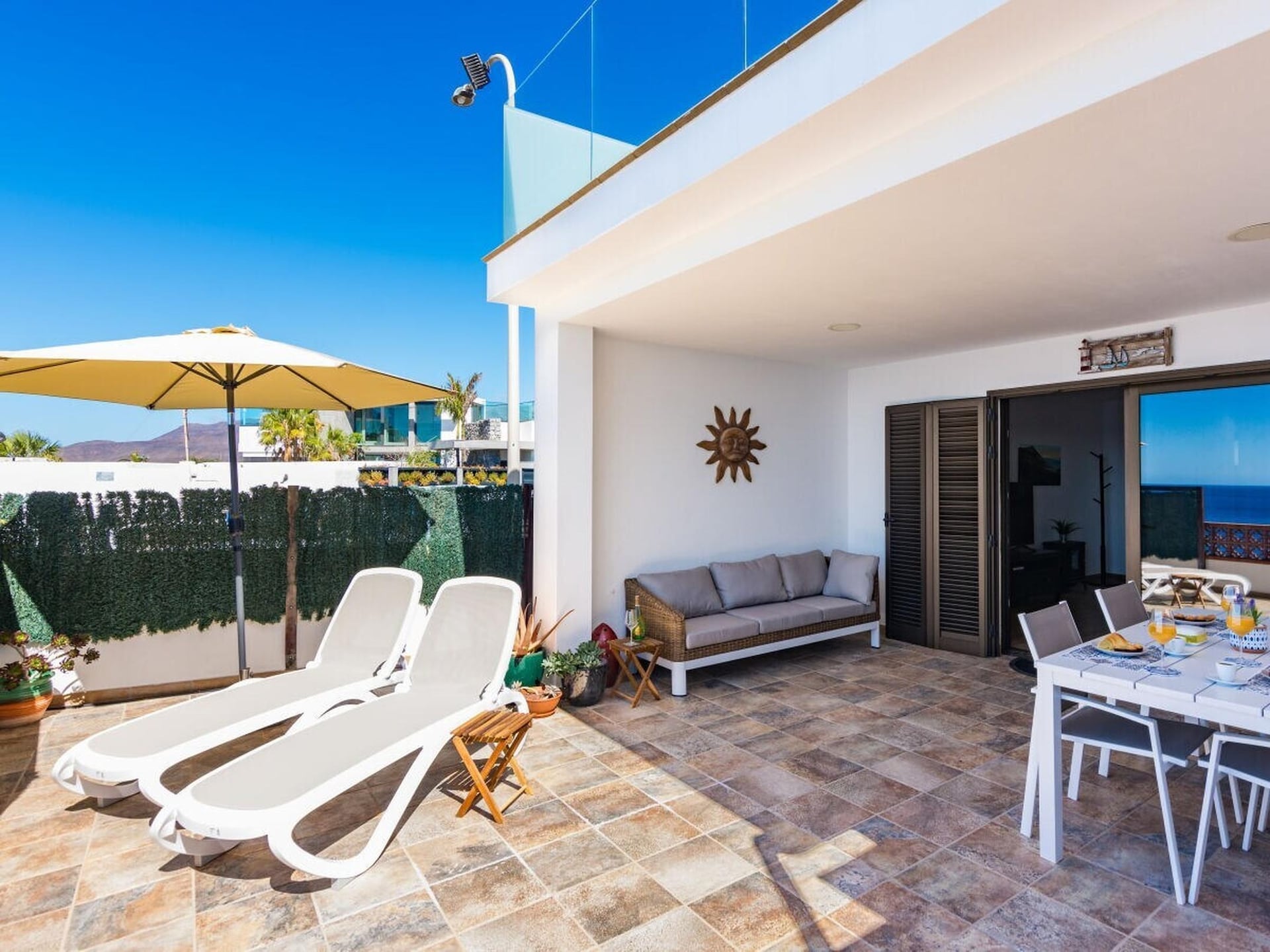 Op 800 m van het centrum: vakantiehuis in Morro Jable met zeezicht - foto 7