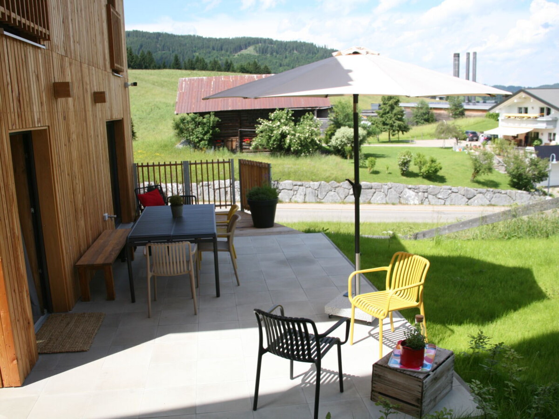 Villa Heuberg in Hirschegg: 100 meter van de piste met sauna - foto 7