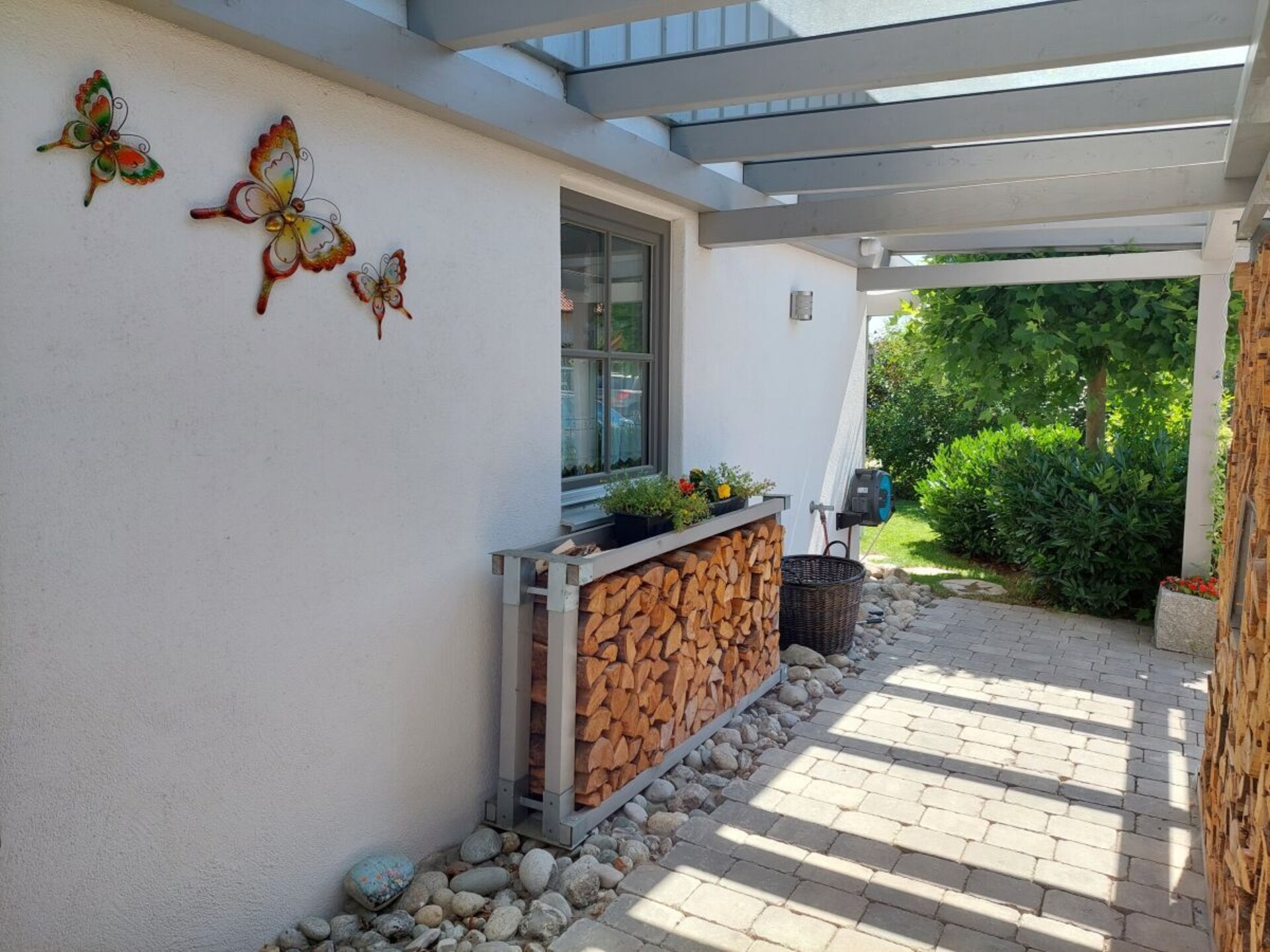 Knus tweelaags appartement met omheinde tuin in Aßling, honden welkom - foto 11