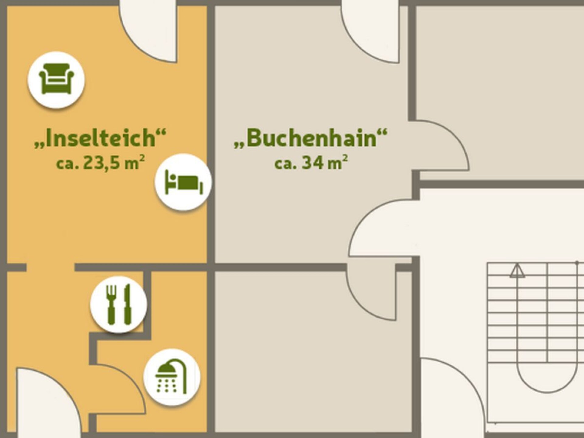 Romantisch studio-appartement in 200 jaar oude schuur bij Schlepzig - foto 25