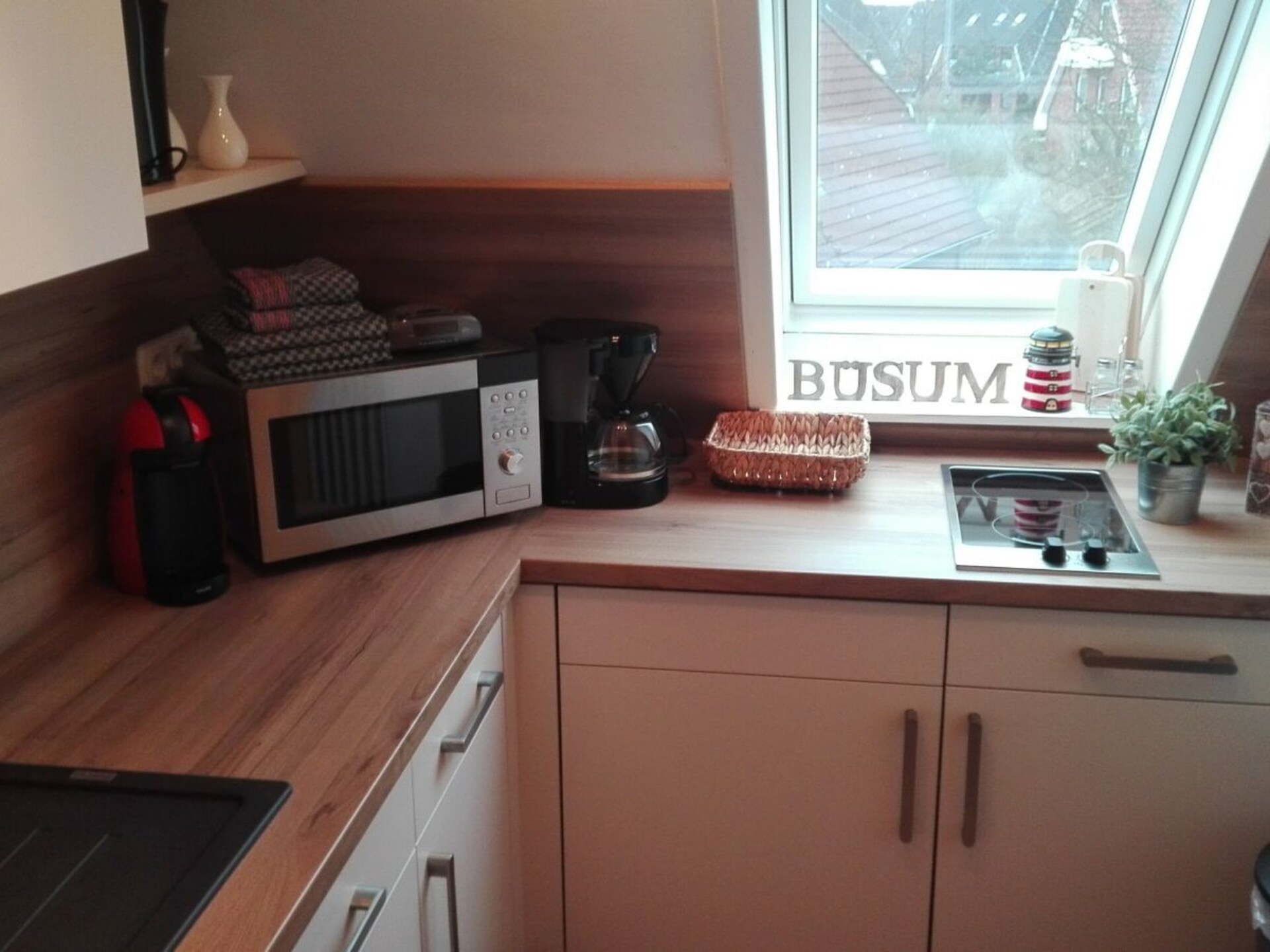 Licht appartement met balkon op 400m van strand Perlebucht in Büsum - foto 14