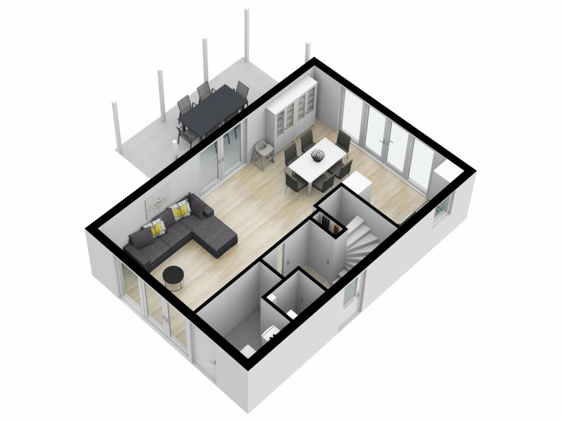 Luxe 6-persoons vakantiehuis met 3 slaapkamers nabij centrum Sint Maarten - foto 41