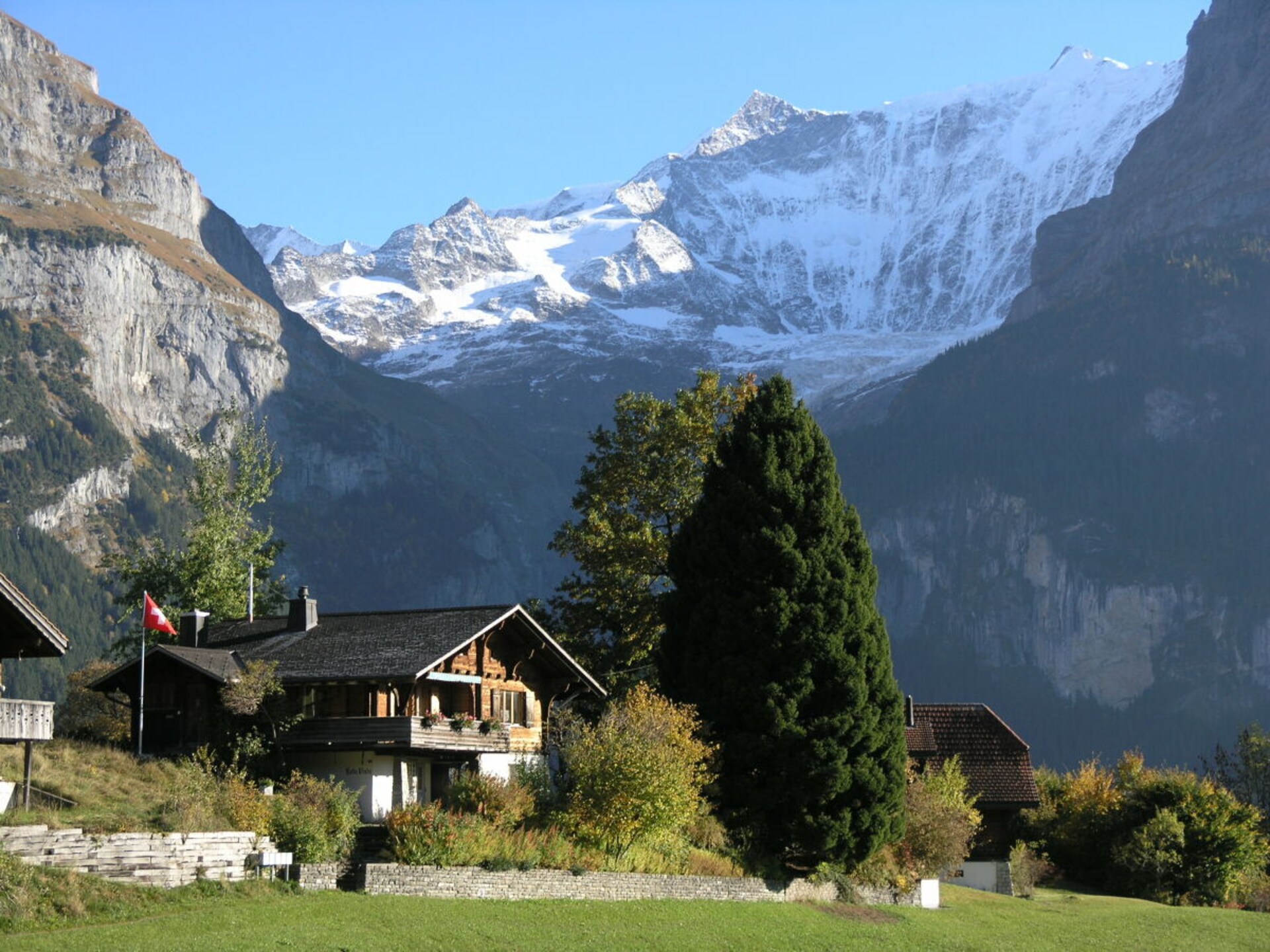 Authentiek chalet Bella Vista in Grindelwald, 100m van de piste - foto 2