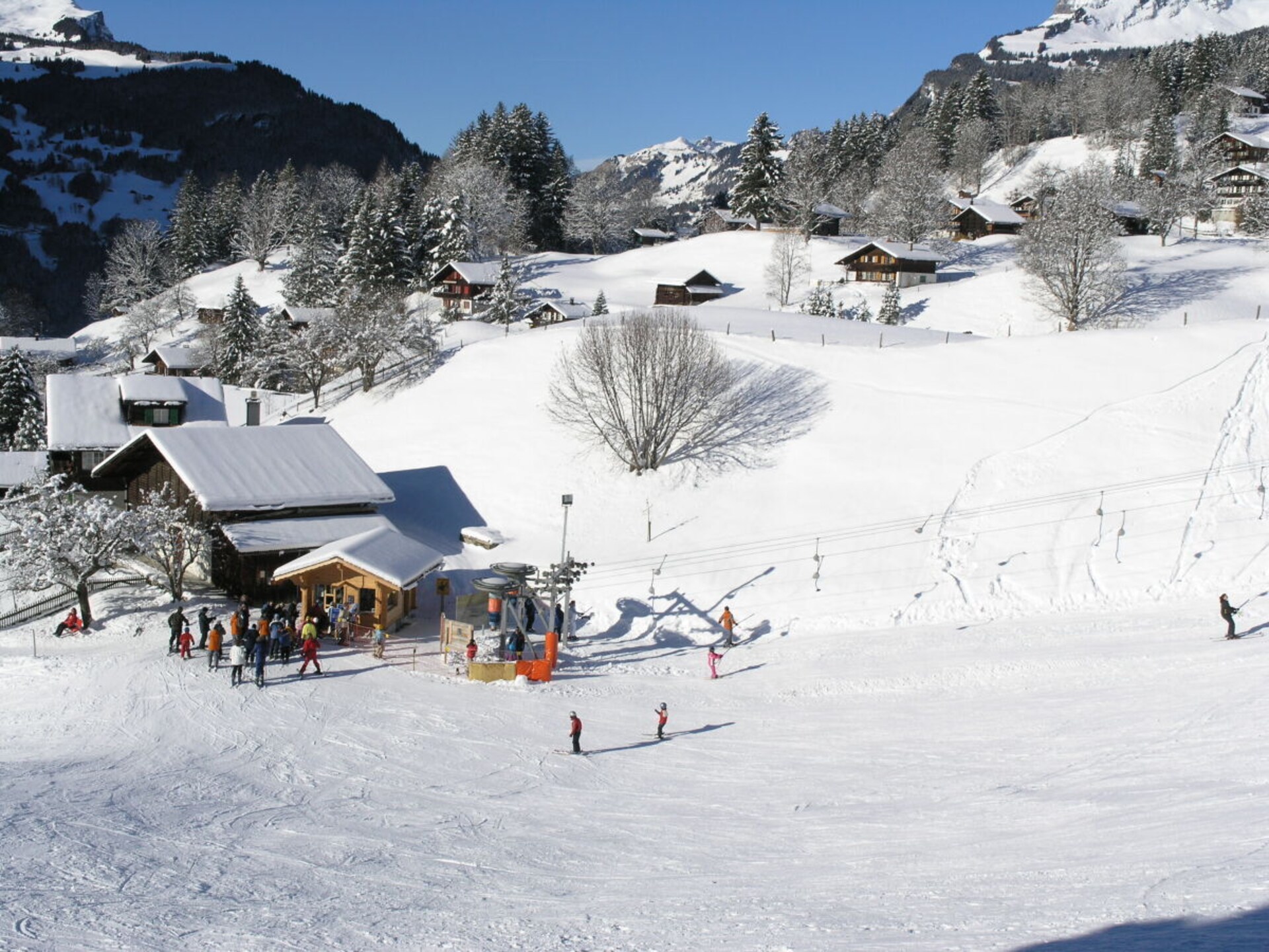 Authentiek chalet Bella Vista in Grindelwald, 100m van de piste - foto 11