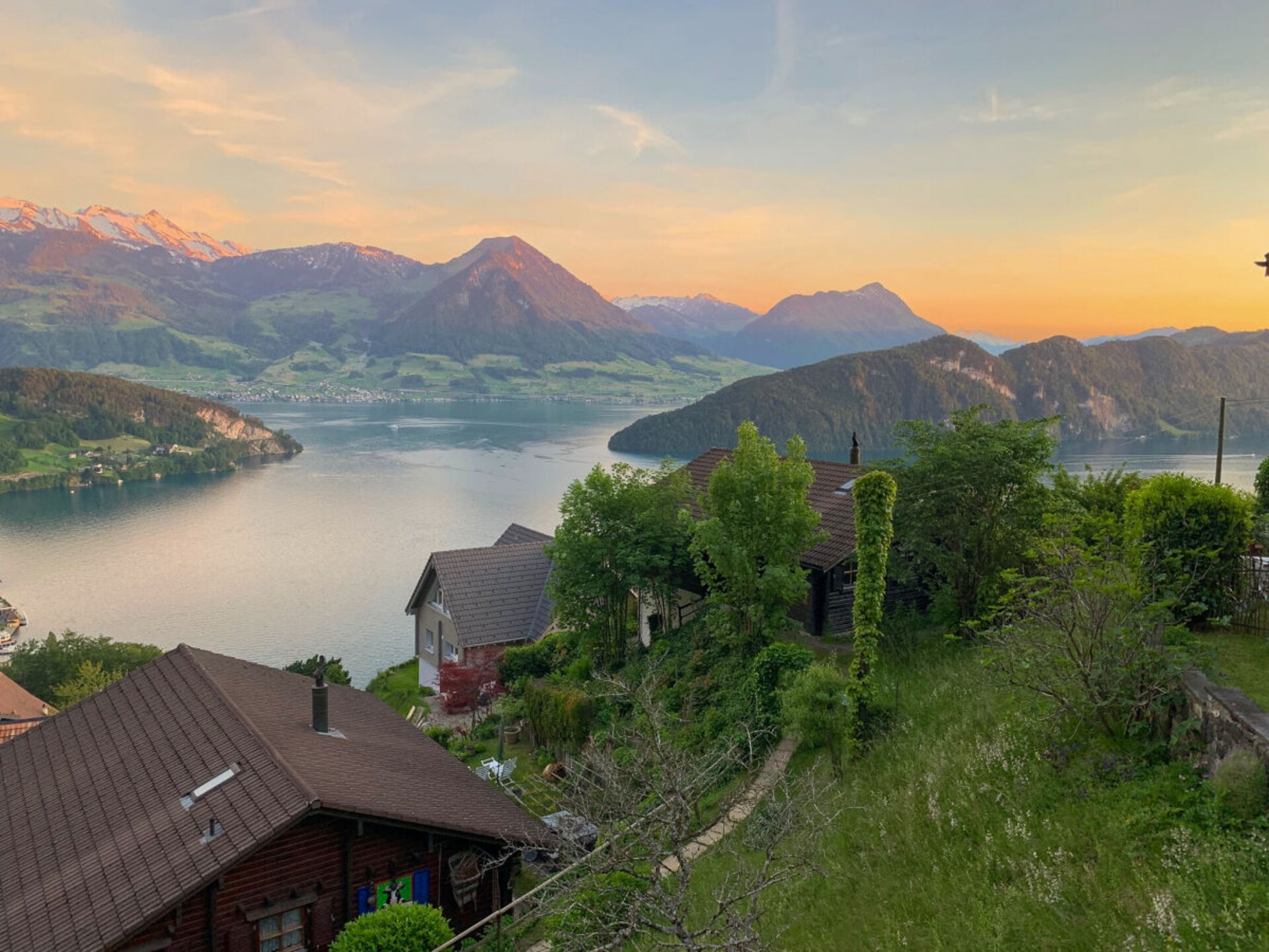 Vakantiehuis Vitznau aan de Rigi-spoorlijn met panoramisch uitzicht over het Vierwoudstedenmeer - foto 5