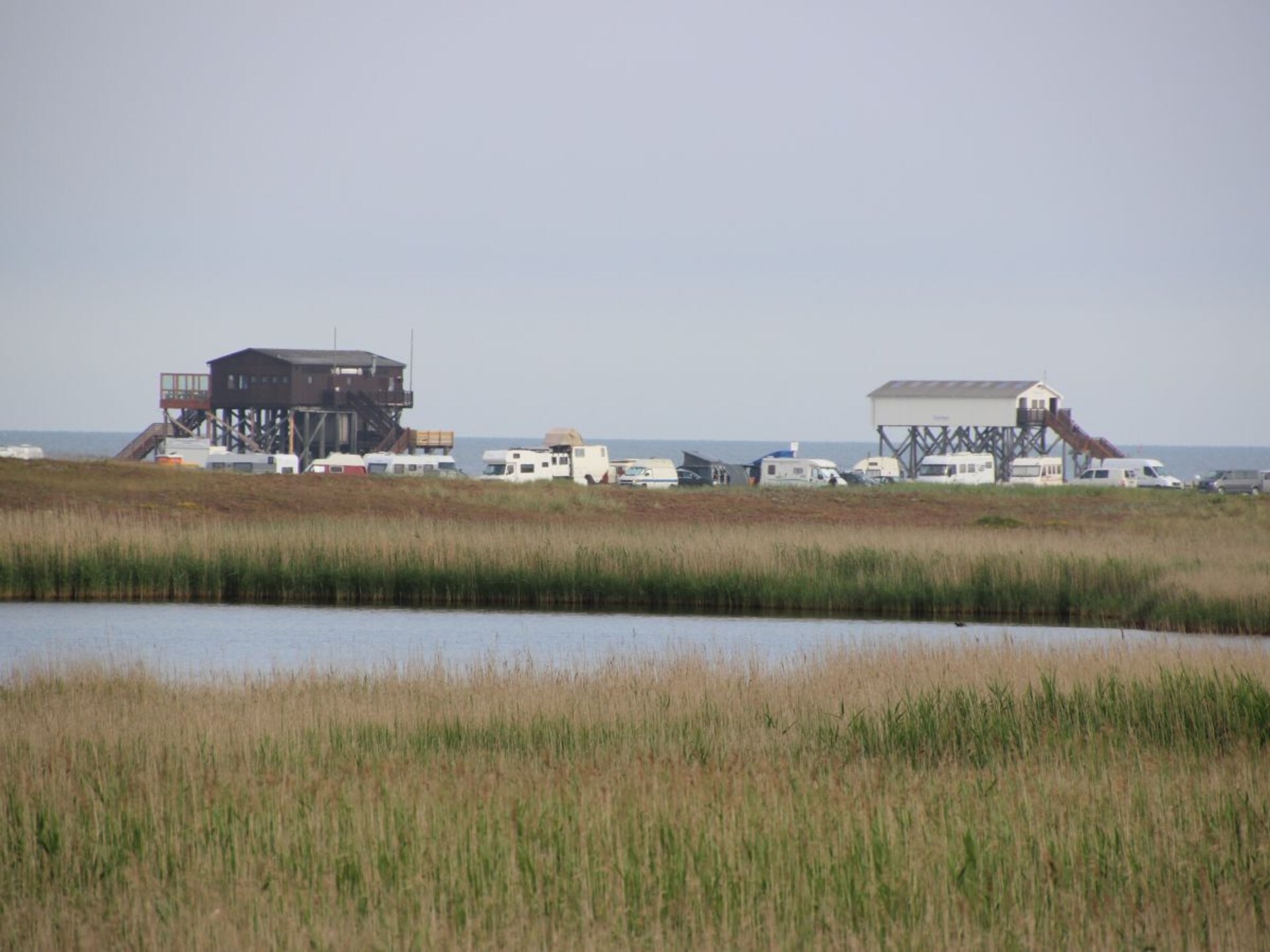 Appartement Deichblick in St. Peter-Ording met dijkzicht en terras - foto 15