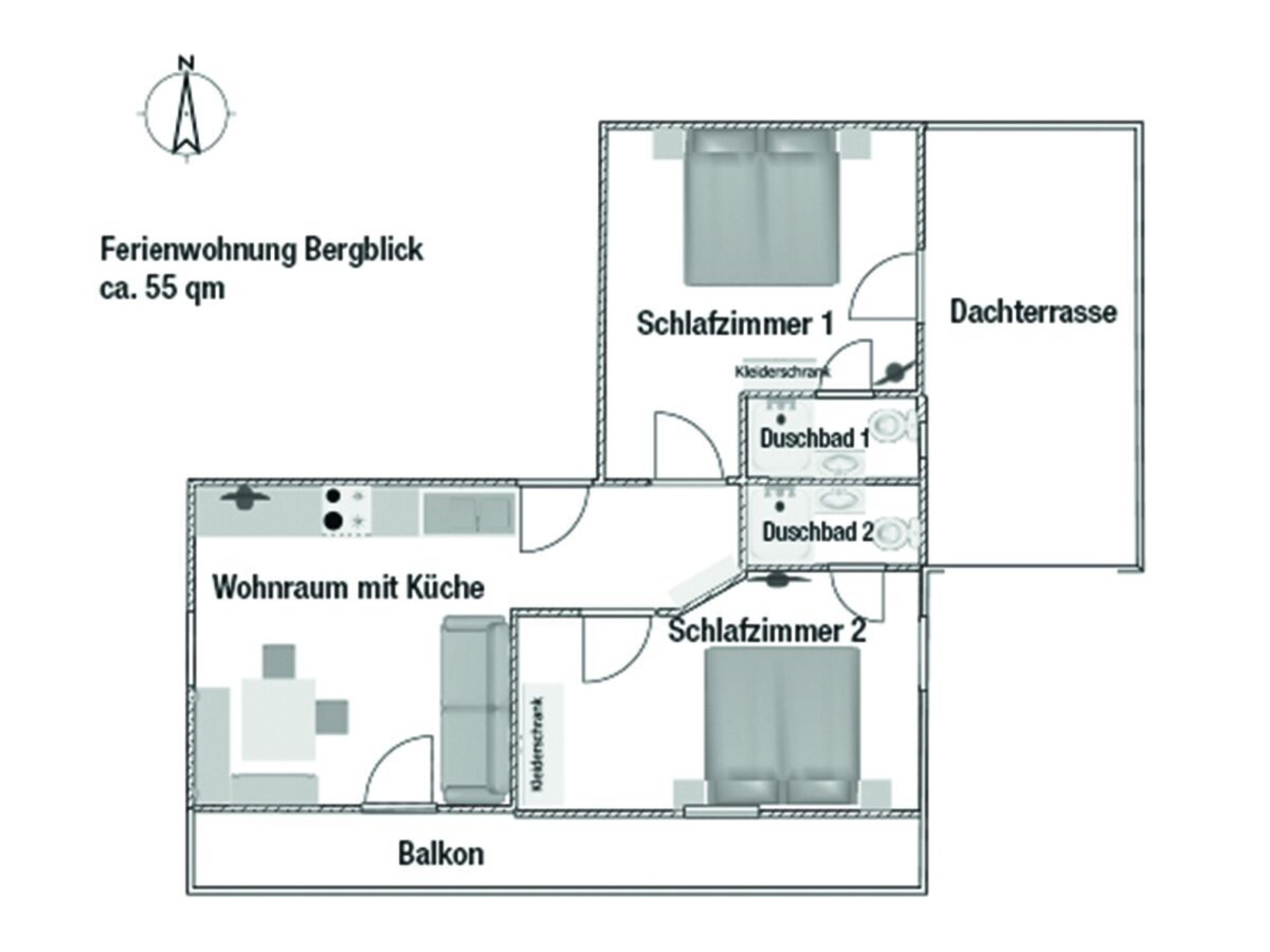 Bergblick in Fischen: appartement met dakterras en Alpenpanorama - foto 37