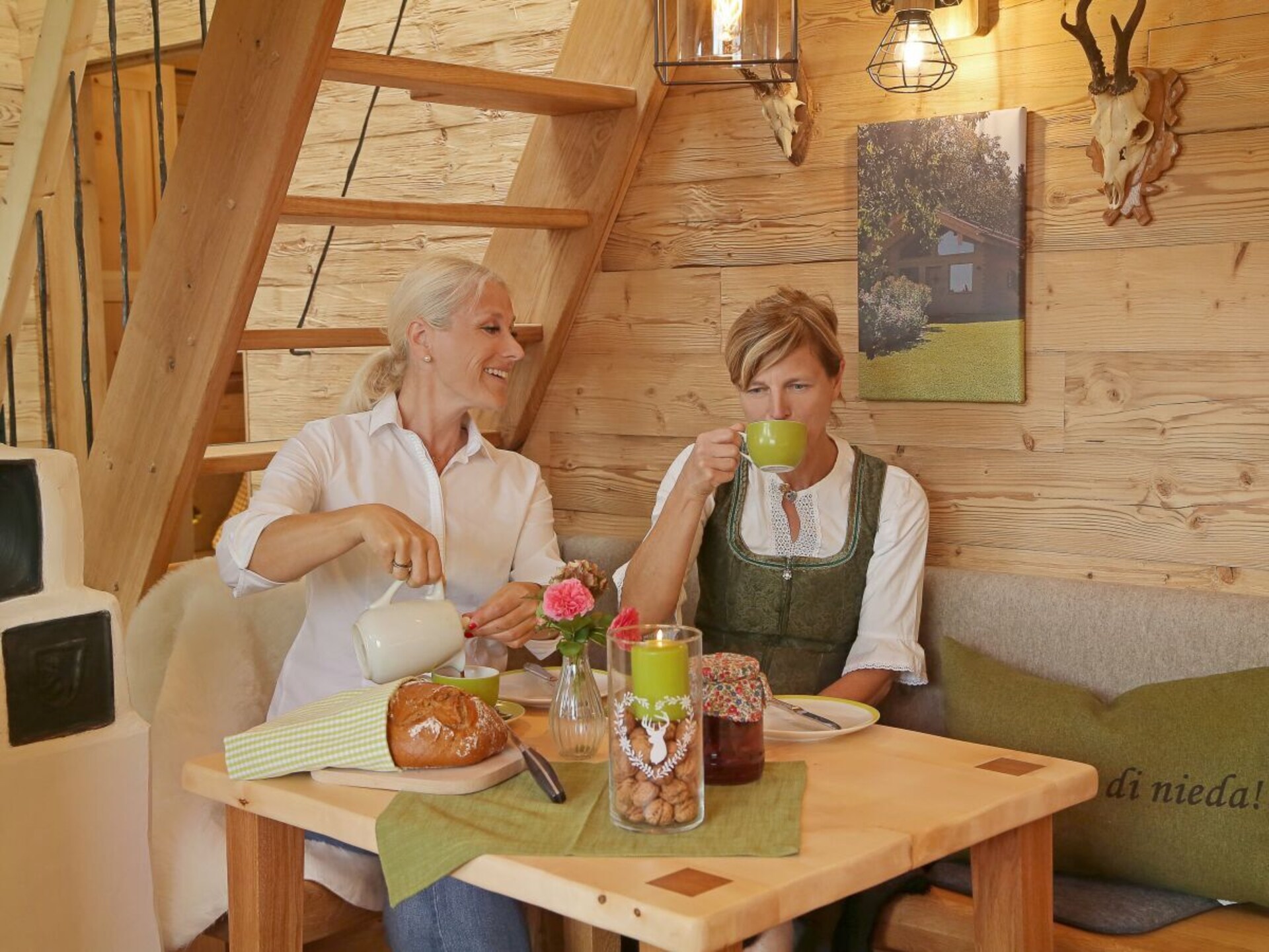 Ecologisch chalet aan bosrand met beek en visvijver in Bernau am Chiemsee - foto 5