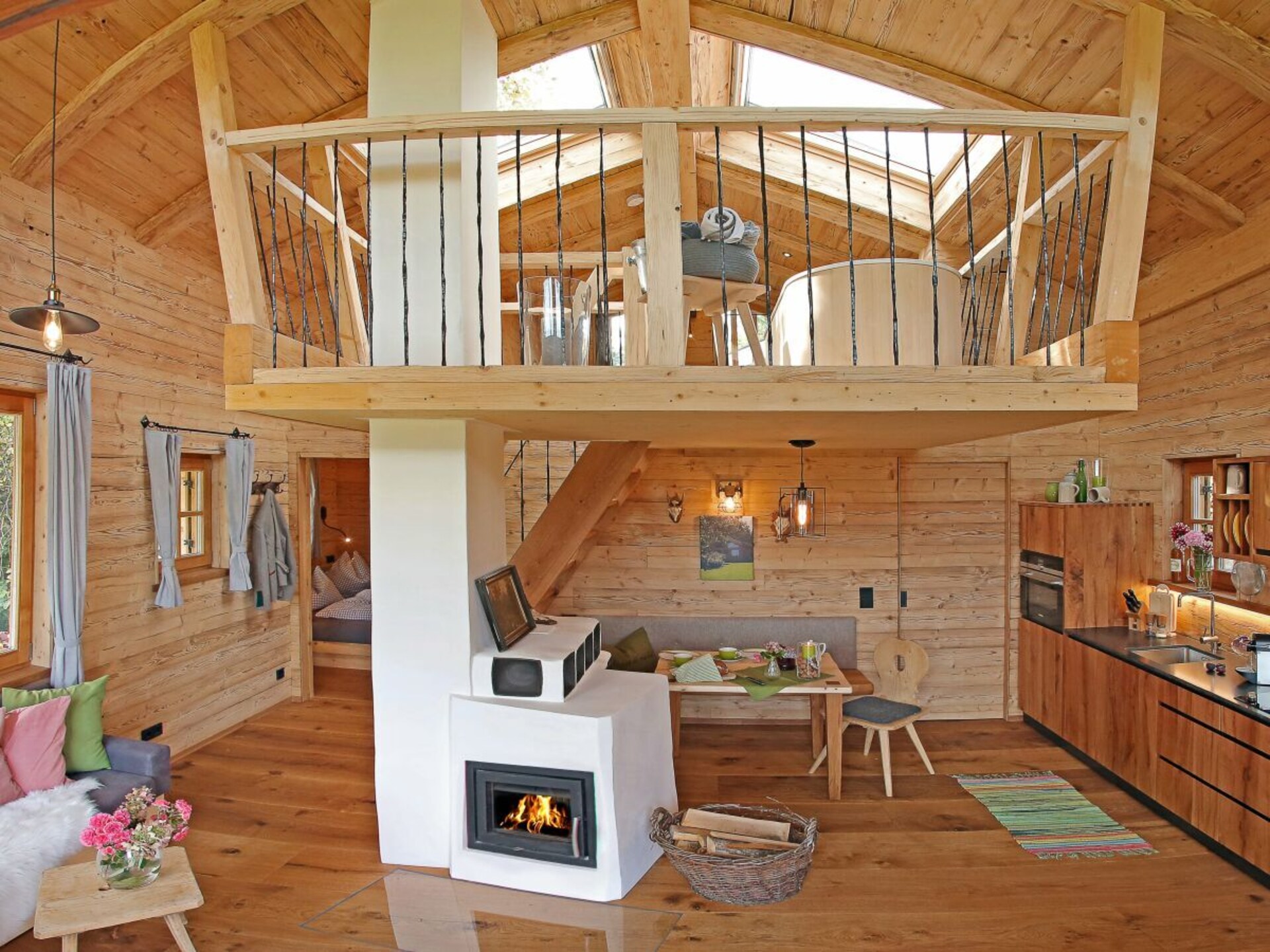 Ecologisch chalet aan bosrand met beek en visvijver in Bernau am Chiemsee - foto 7