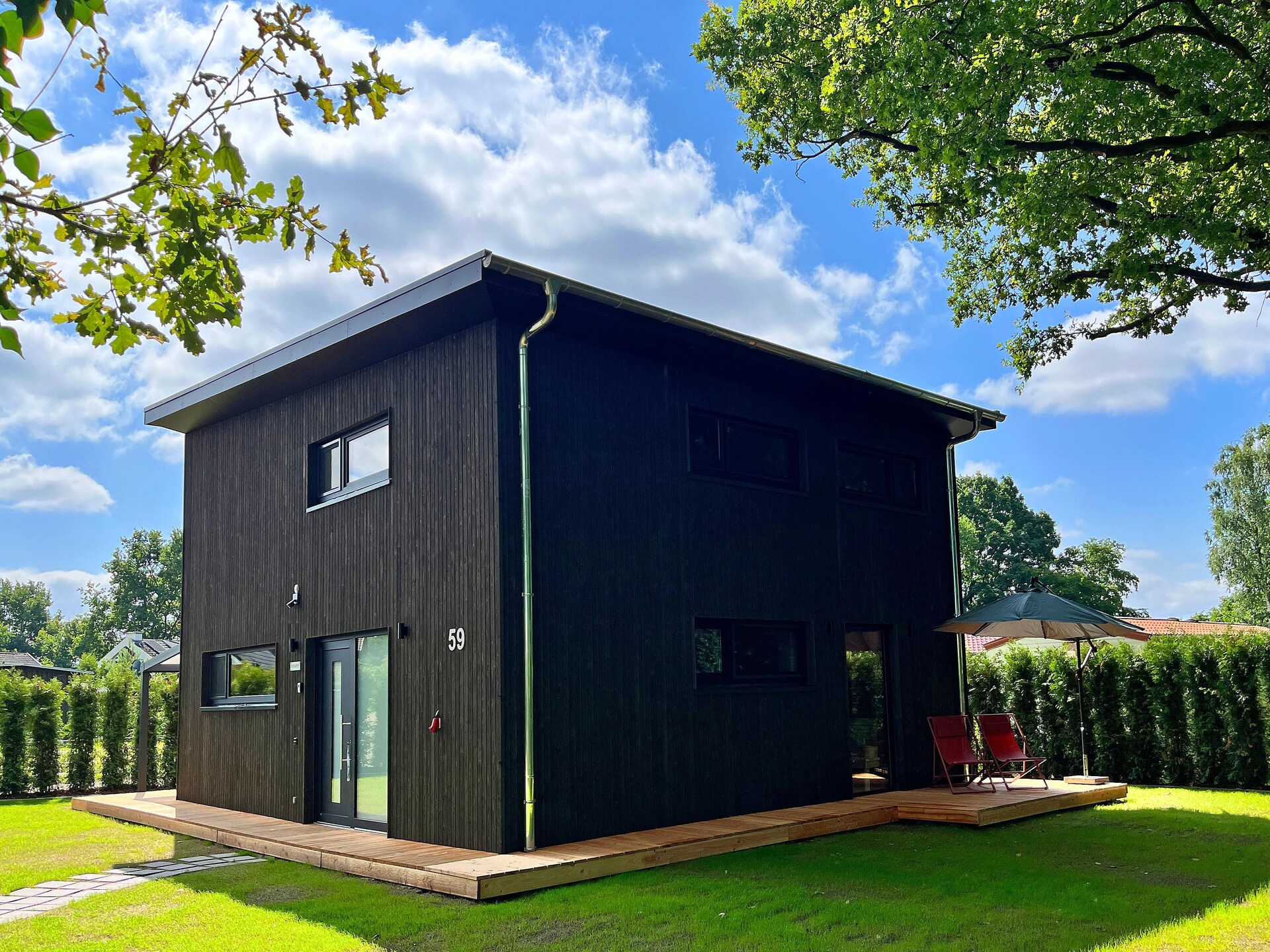 Modern vakantiehuis Nordwind direct aan de Dümmersee - foto 9