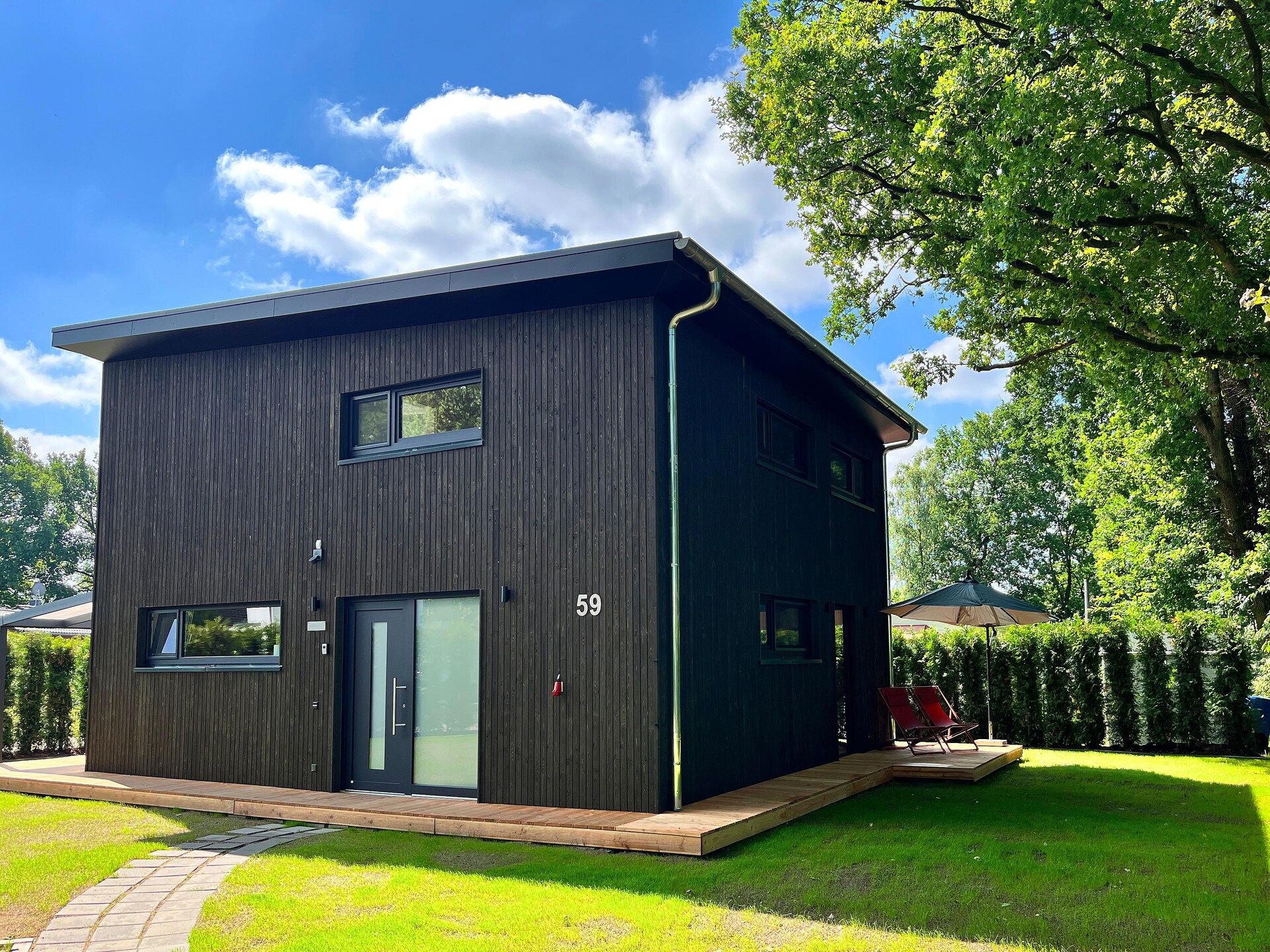 Modern vakantiehuis Nordwind direct aan de Dümmersee - foto 16