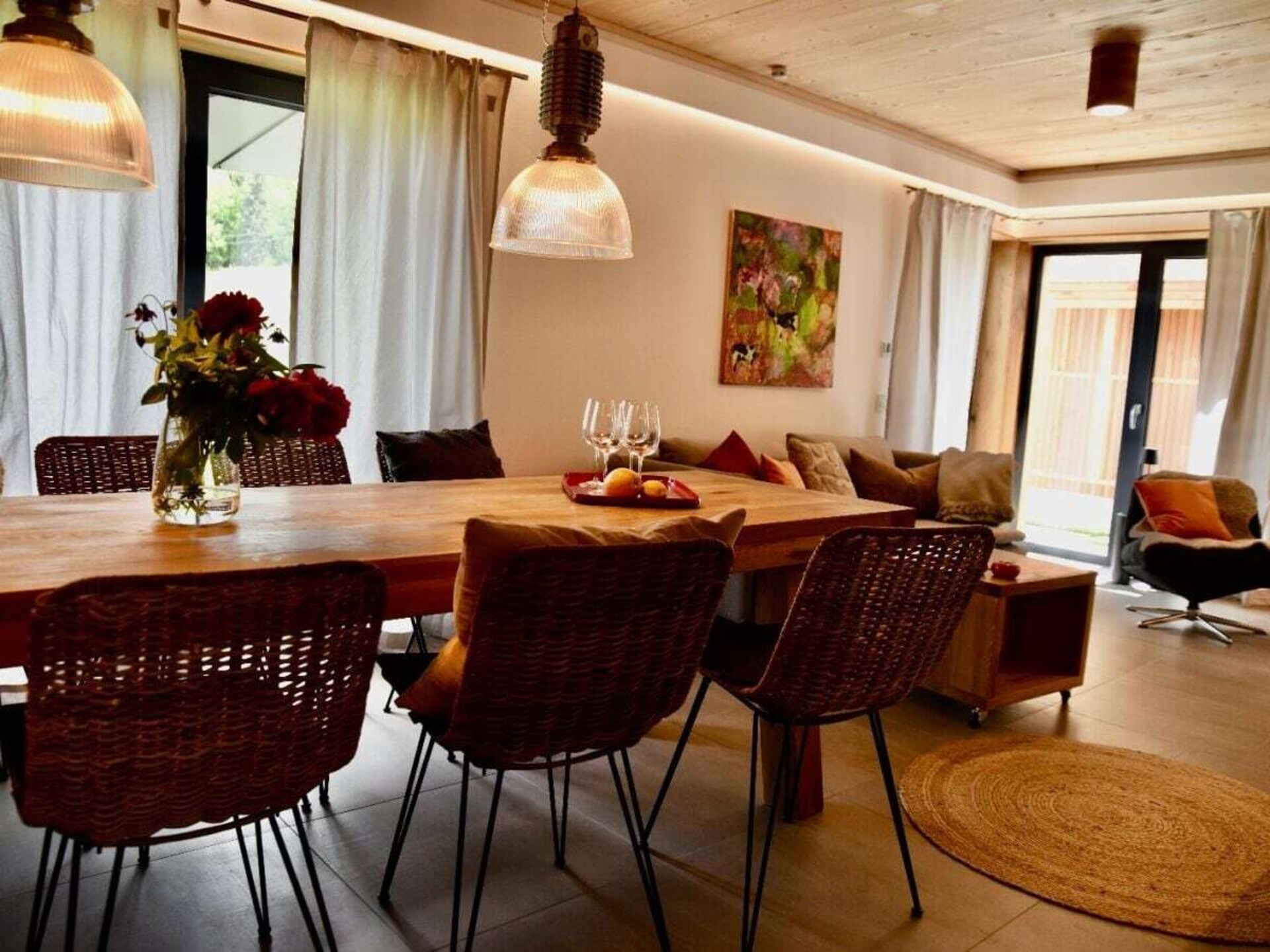 Villa Widderstein: Ruim chalet voor 8, 100m van de skilift in Hirschegg - foto 9
