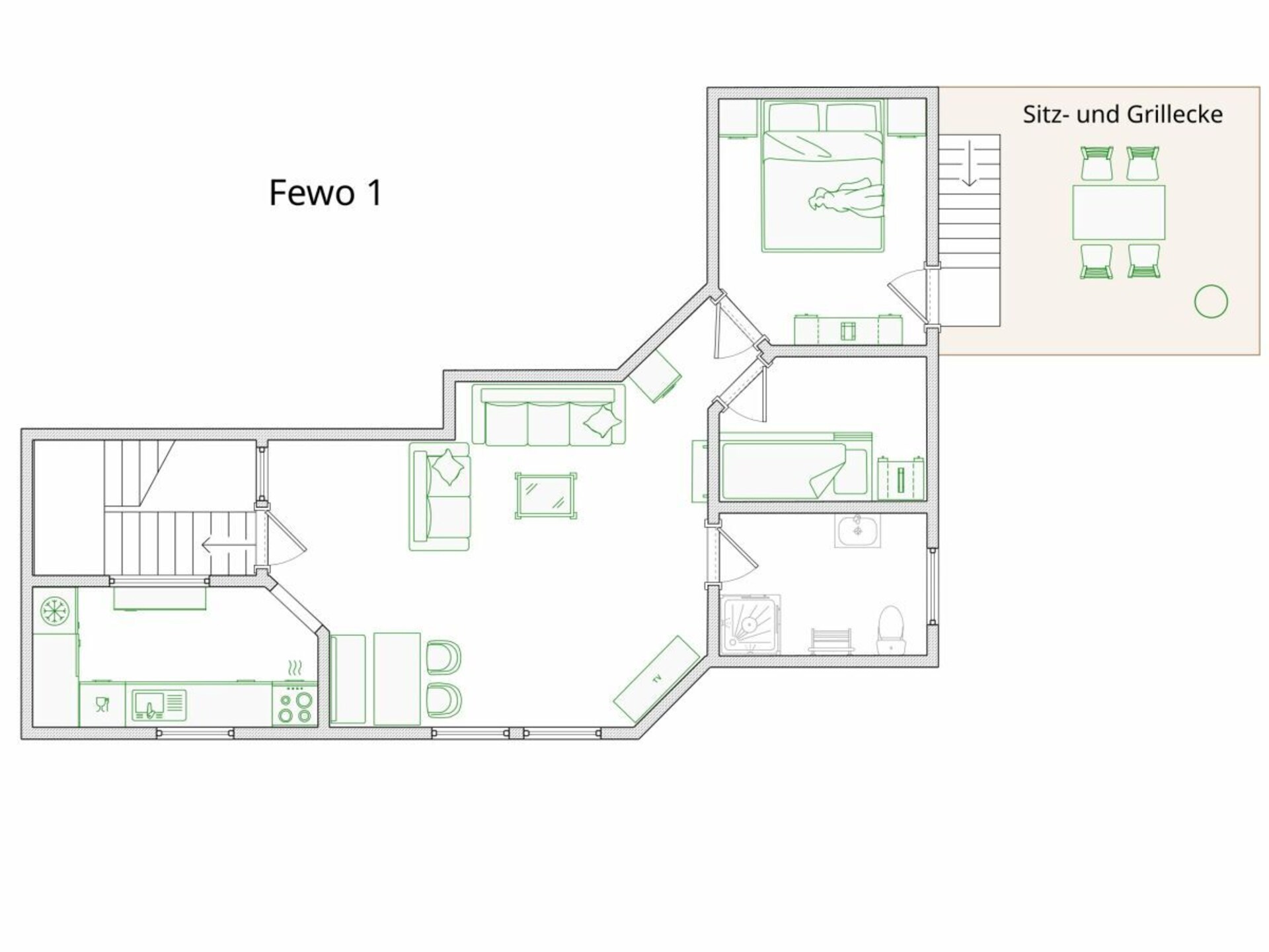 Ruim vakantiehuis voor 4 in Oberscheidweiler, Eifel – met tuin & speelparadijs - foto 41