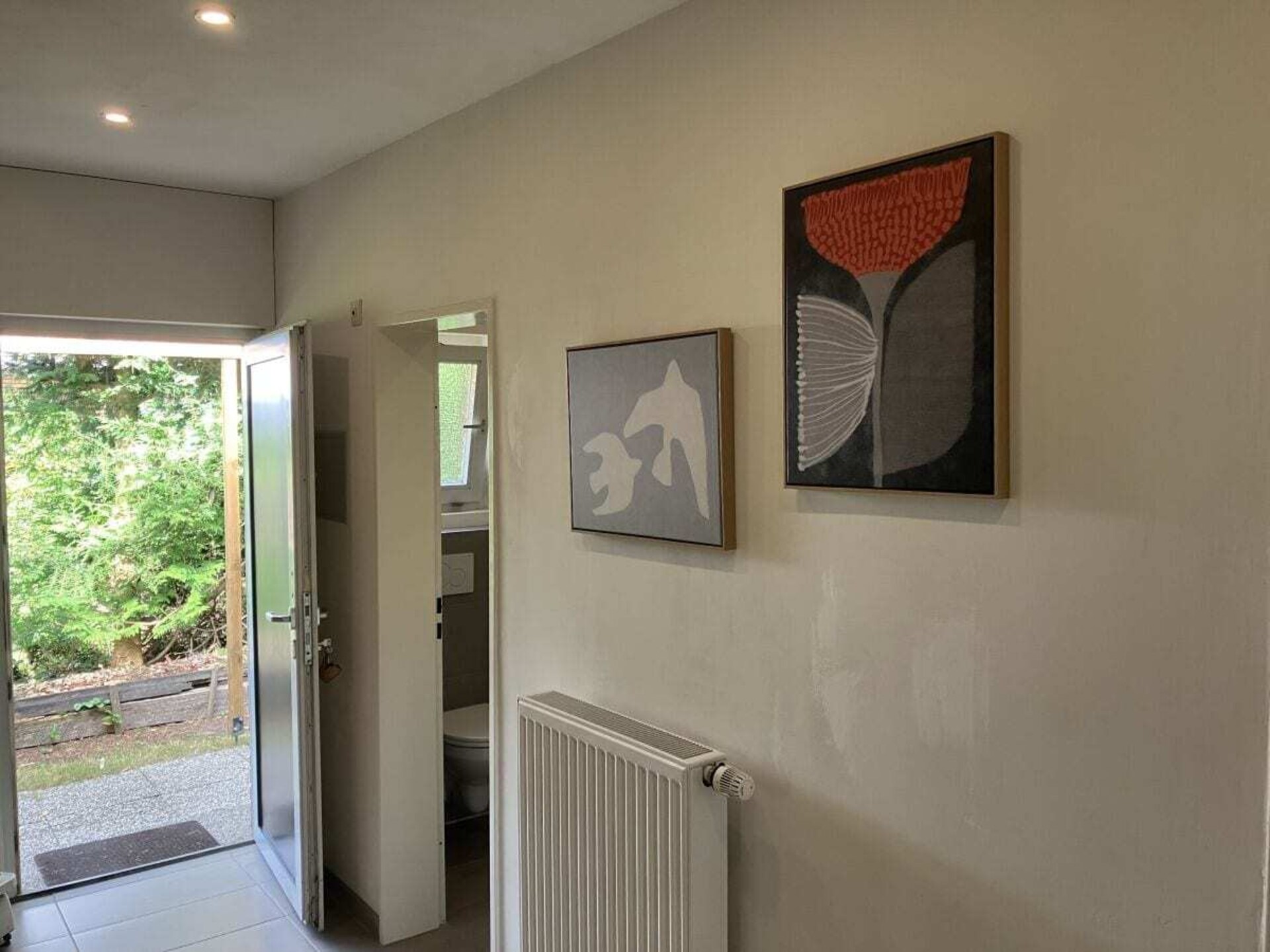 Romantische bungalow met open haard en tuin in Geeste - foto 9