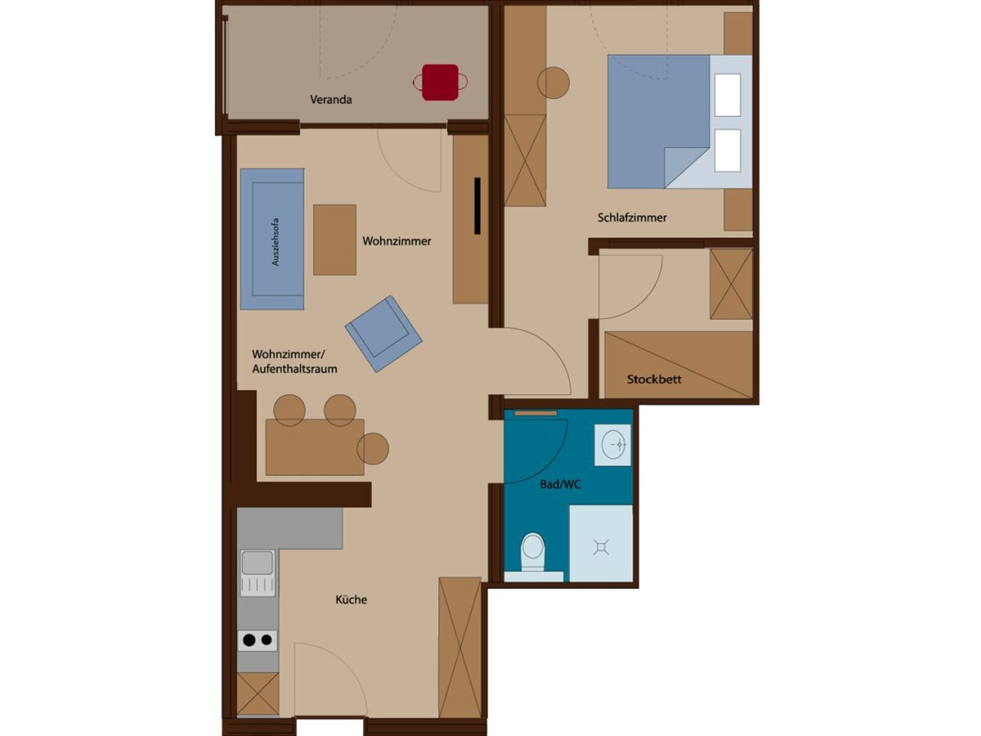 Rustiek appartement in Fontanella, 100 meter van de skilift - foto 19