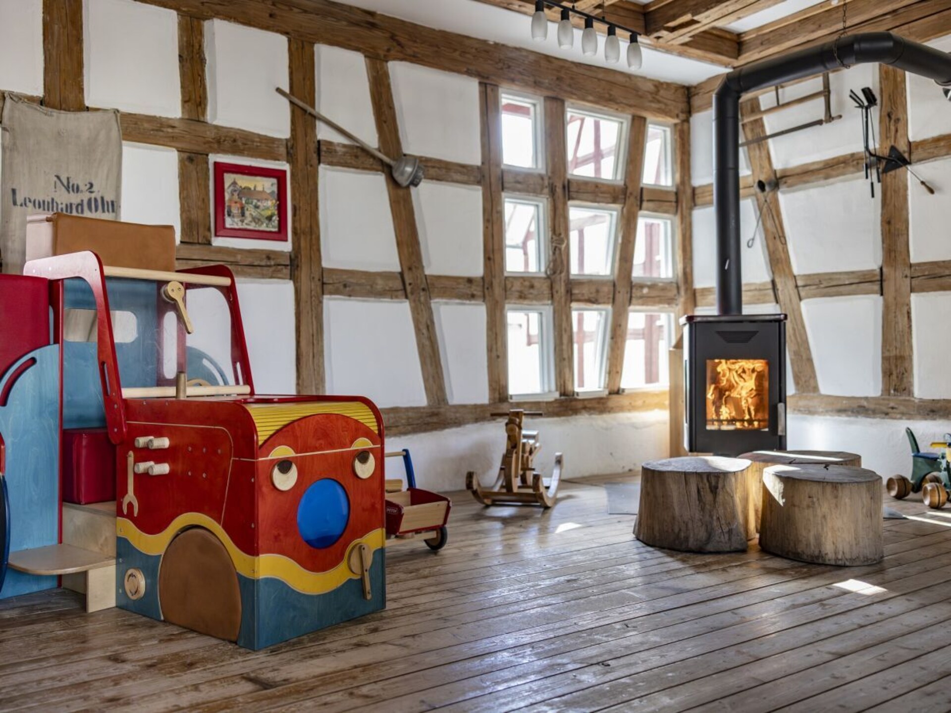 Ruim vakantiehuis Hayloft voor 6 in Frankische schuur bij Colmberg - foto 15
