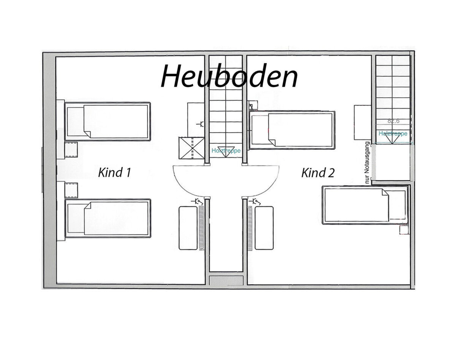Ruim vakantiehuis Hayloft voor 6 in Frankische schuur bij Colmberg - foto 34