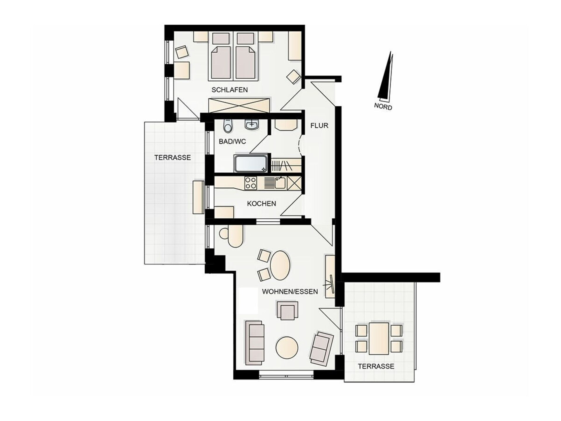 Zonnig appartement in Hopfen am See – 79m², voor 3 personen - foto 29