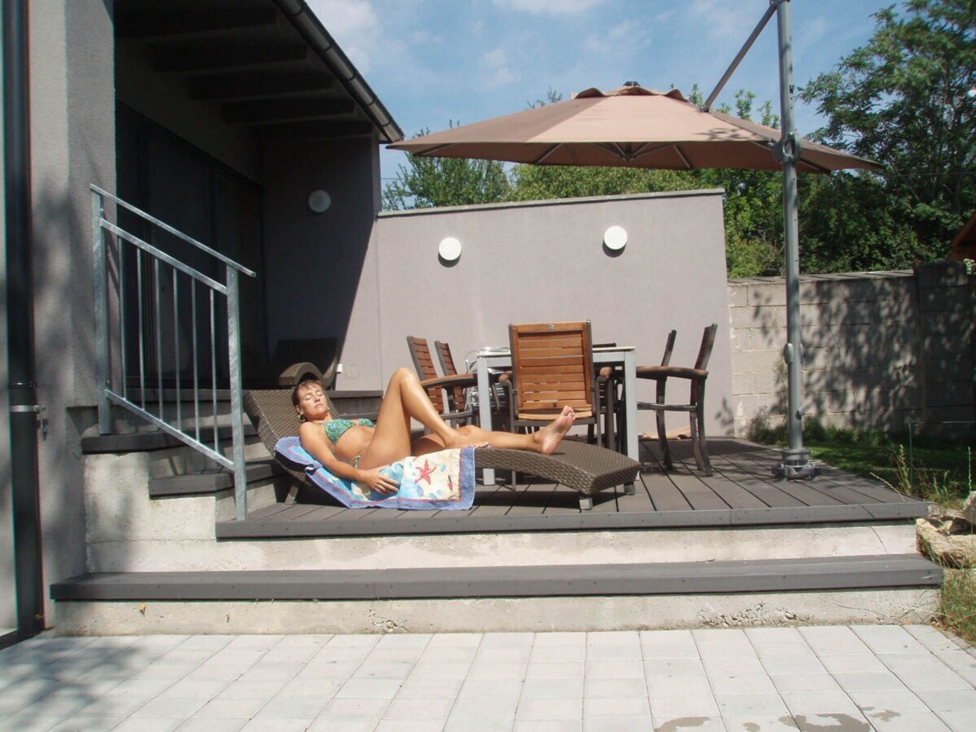 Vrijstaand vakantiehuis met panoramisch uitzicht en tuin in Mönchhof, Burgenland - foto 9