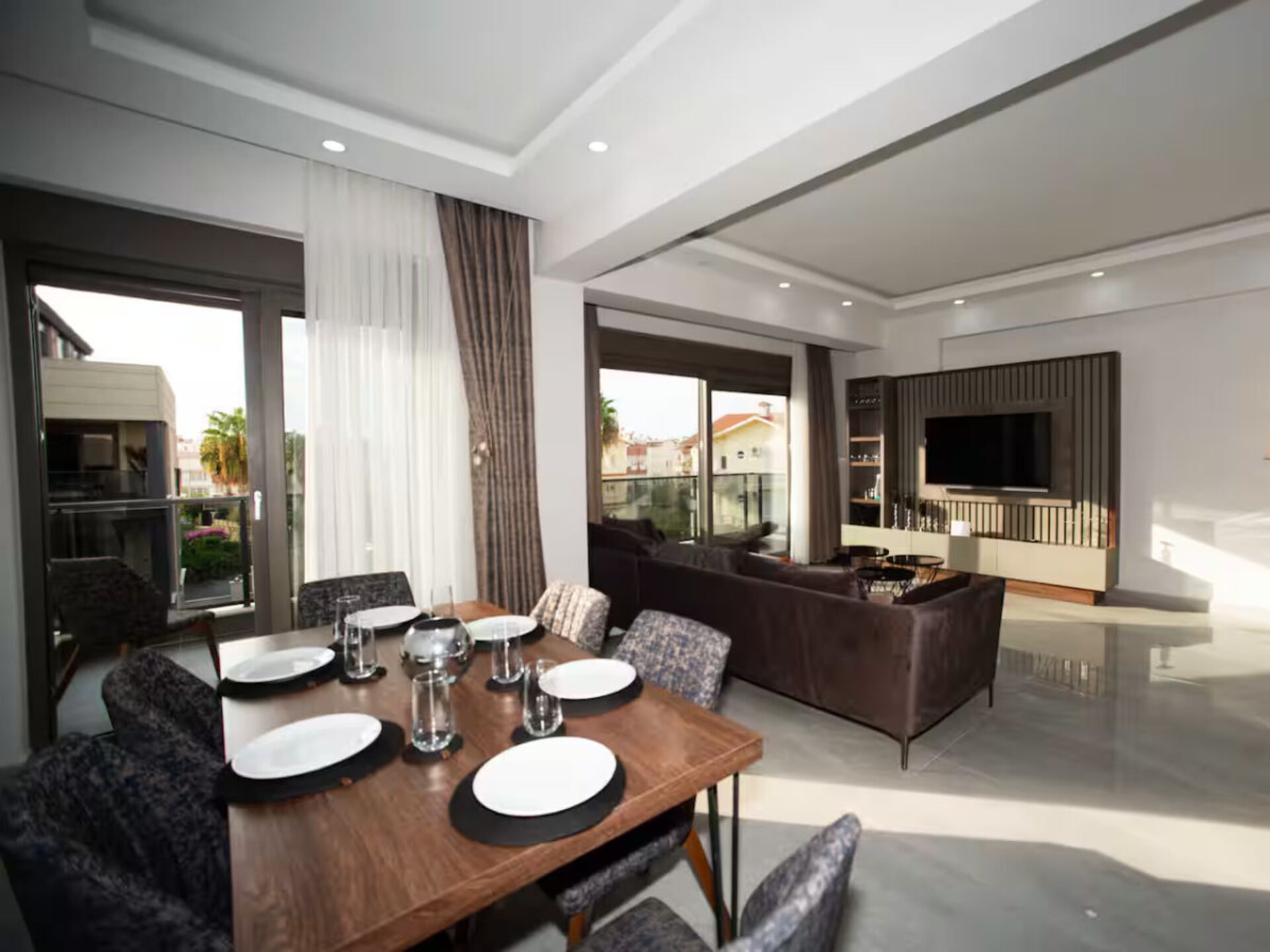 Ruime duplex voor 8 personen met balkon, vlakbij centrum van Antalya - foto 6