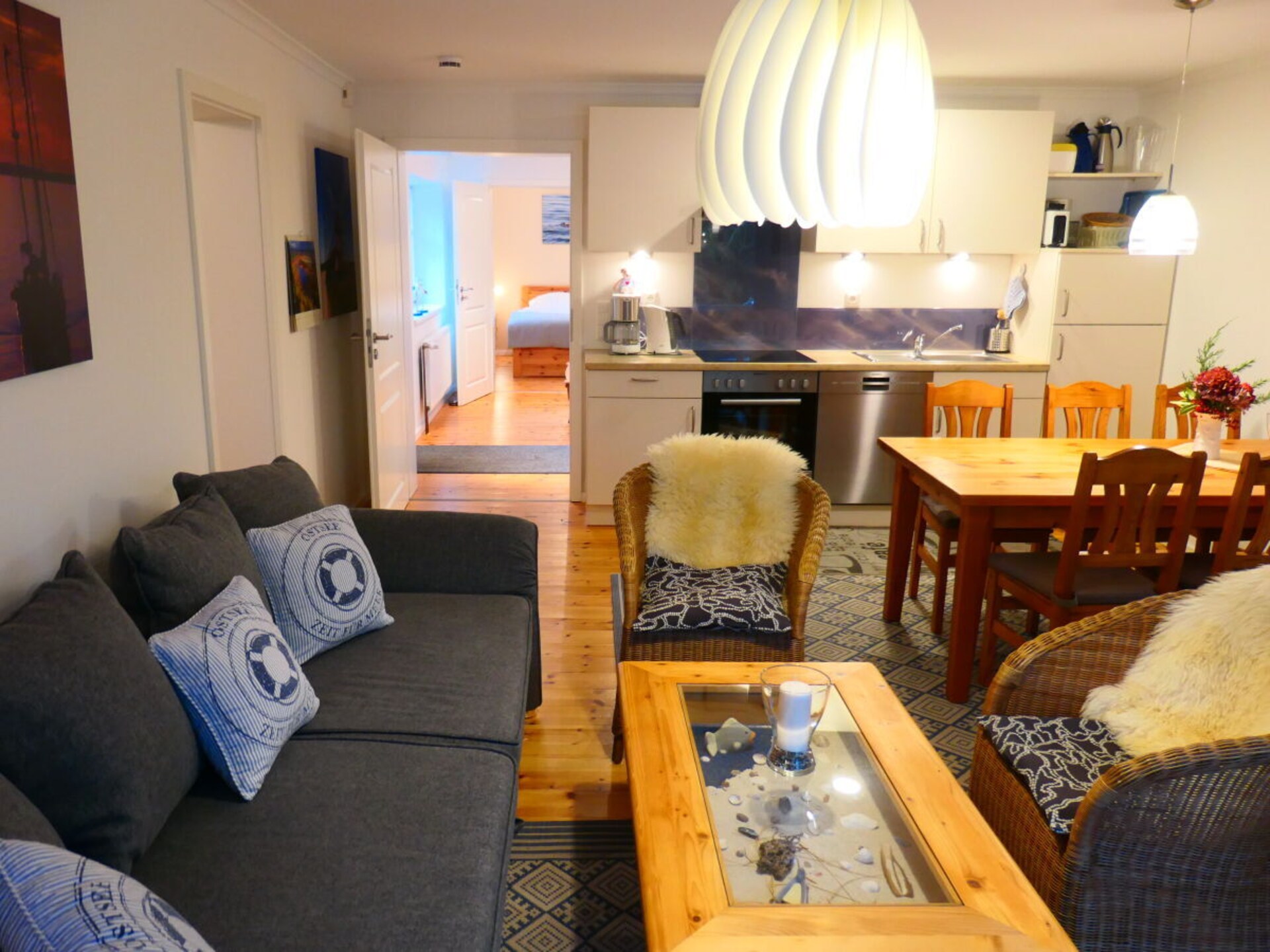 Ruim 6-persoons vakantiehuis met bos & weide, nabij Oostzee - foto 12