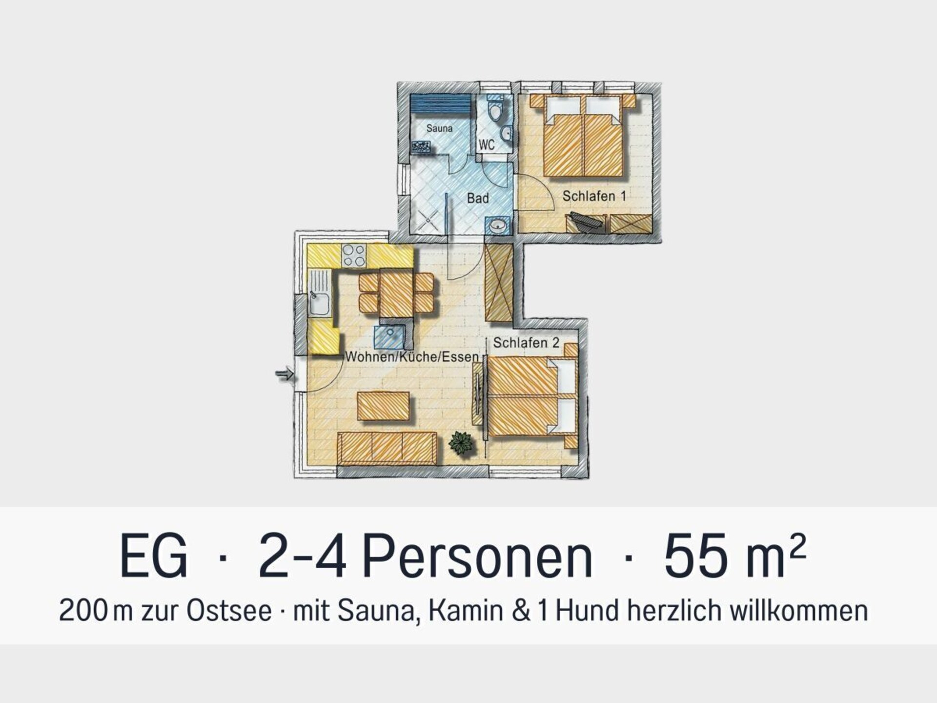 Rustgevend vakantiehuis in Dranske met sauna en open haard - foto 50