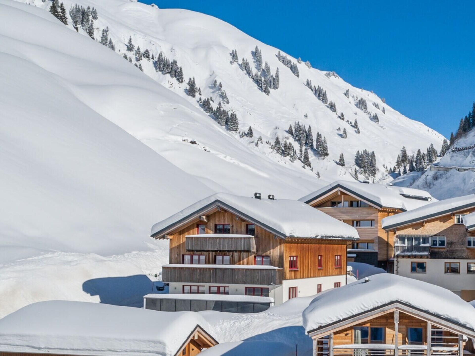 Panorama-appartement in Schröcken met balkon, vlakbij skilift en wandelroutes - foto 4