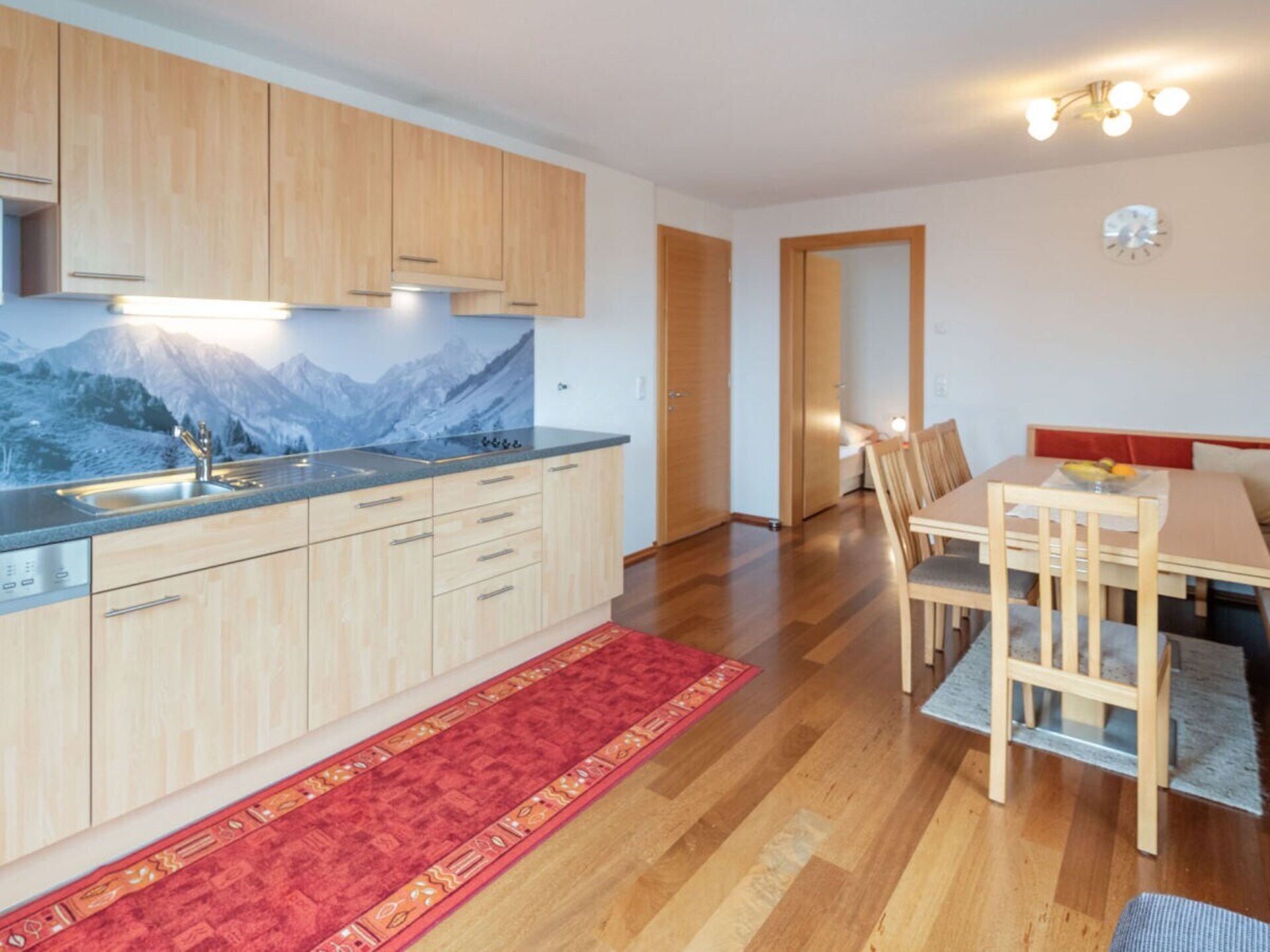 Panorama-appartement in Schröcken met balkon, vlakbij skilift en wandelroutes - foto 14