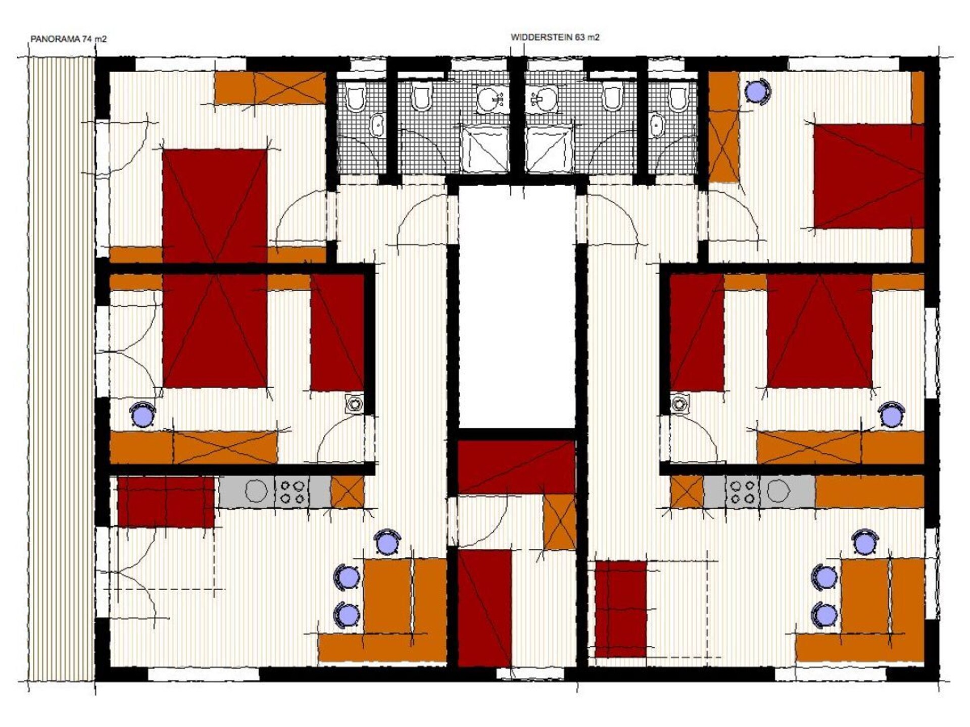 Panorama-appartement in Schröcken met balkon, vlakbij skilift en wandelroutes - foto 42