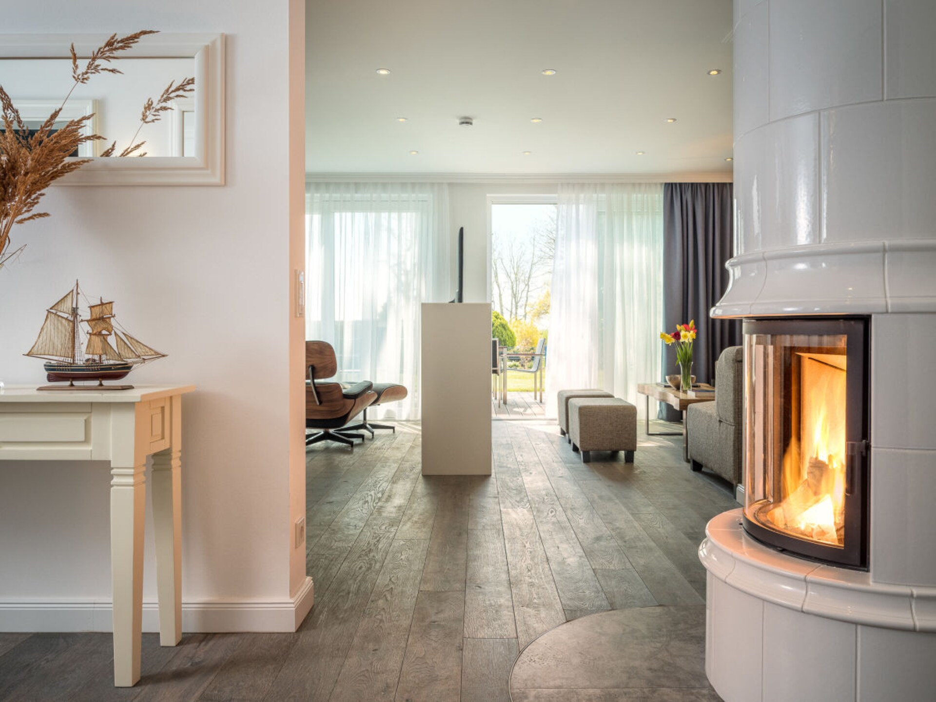 Exclusief vakantiehuis met sauna en panoramisch dakterras aan de Breeger Bodden - foto 5