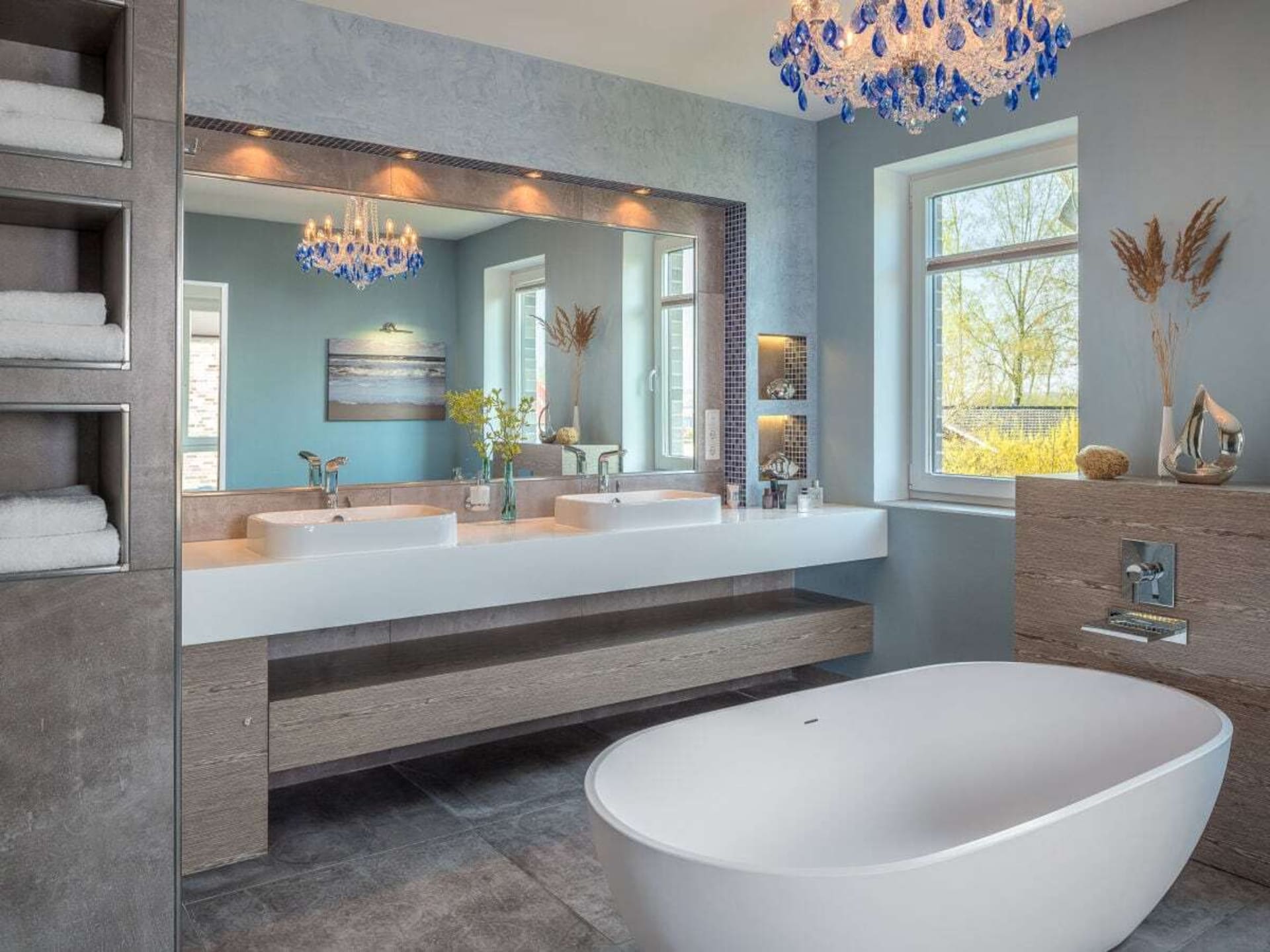 Exclusief vakantiehuis met sauna en panoramisch dakterras aan de Breeger Bodden - foto 14