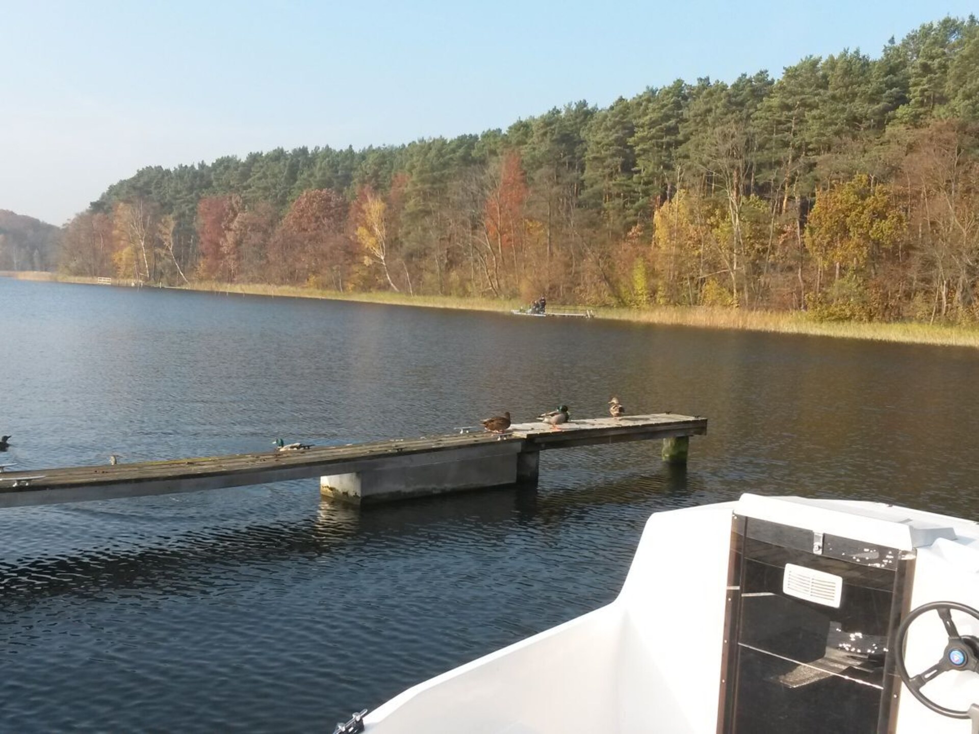 Knusse houten bungalow aan het meer met eigen kano en motorboot in Himmelpfort - foto 37