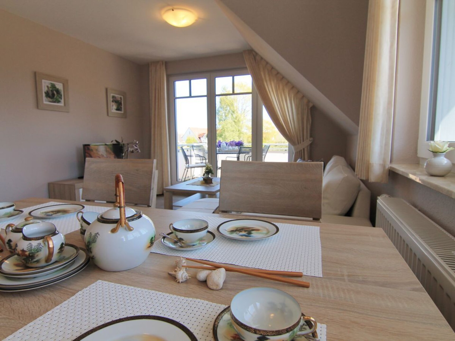 Licht appartement met balkon op het zuiden, 500m van centrum Zingst - foto 6